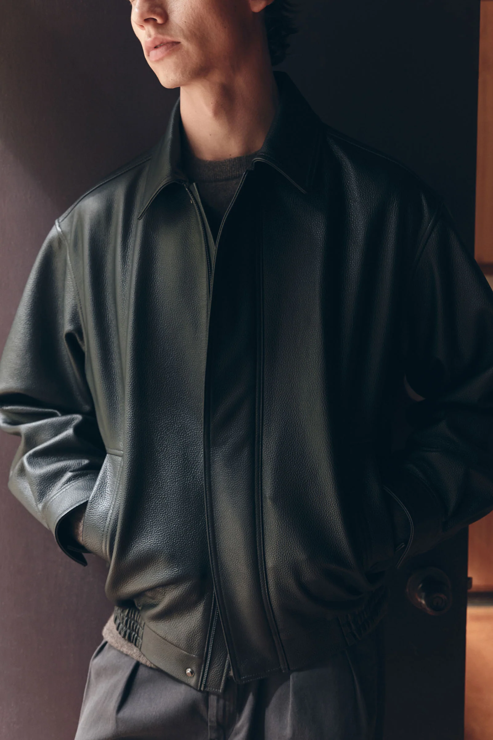 Bank Leather Jacket - Image 2