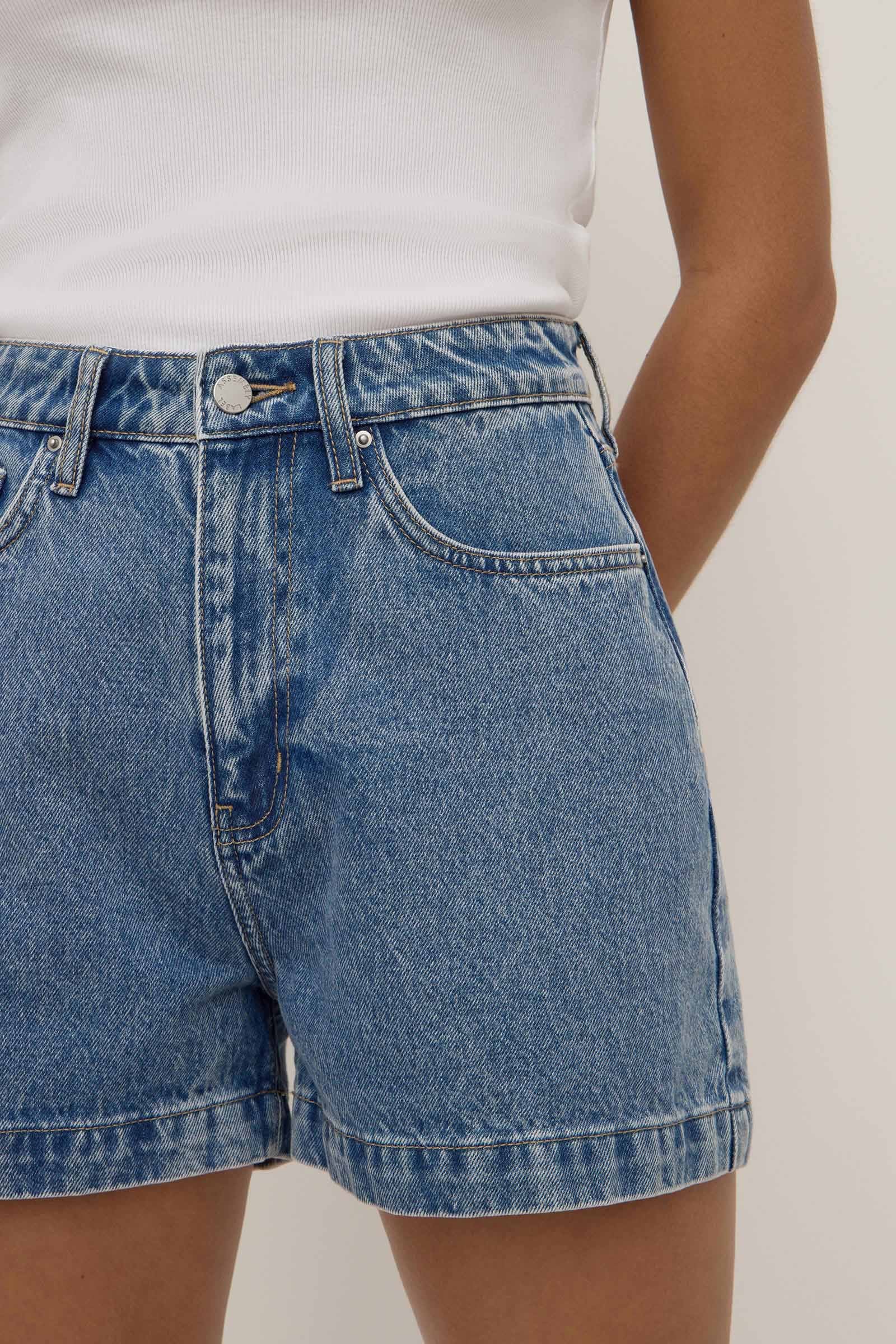 Boxy Denim Short - Image 2