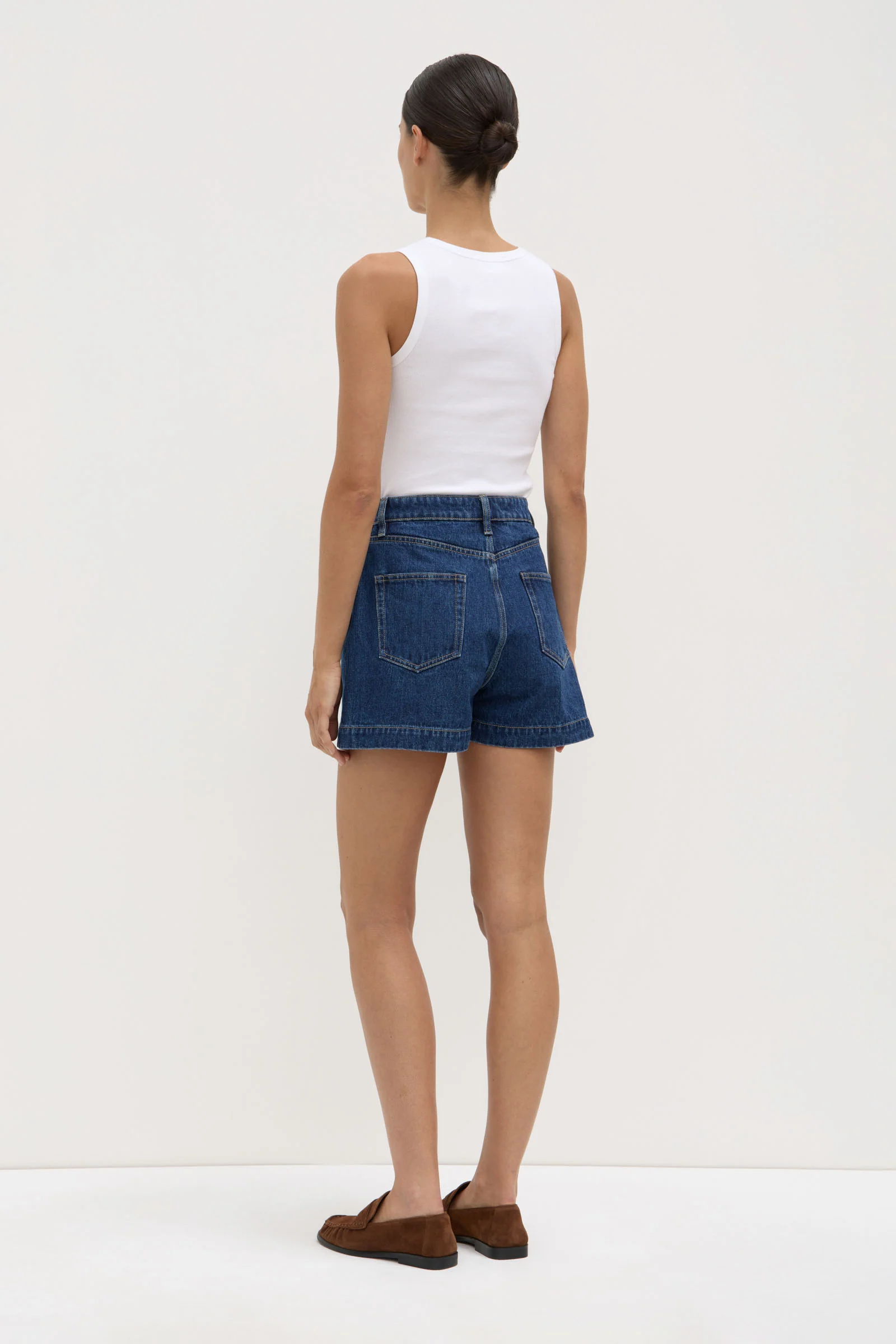 Boxy Denim Short - Image 4
