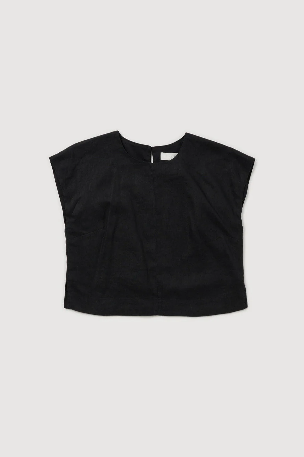 Re-Worn Womens Linen Textured Top