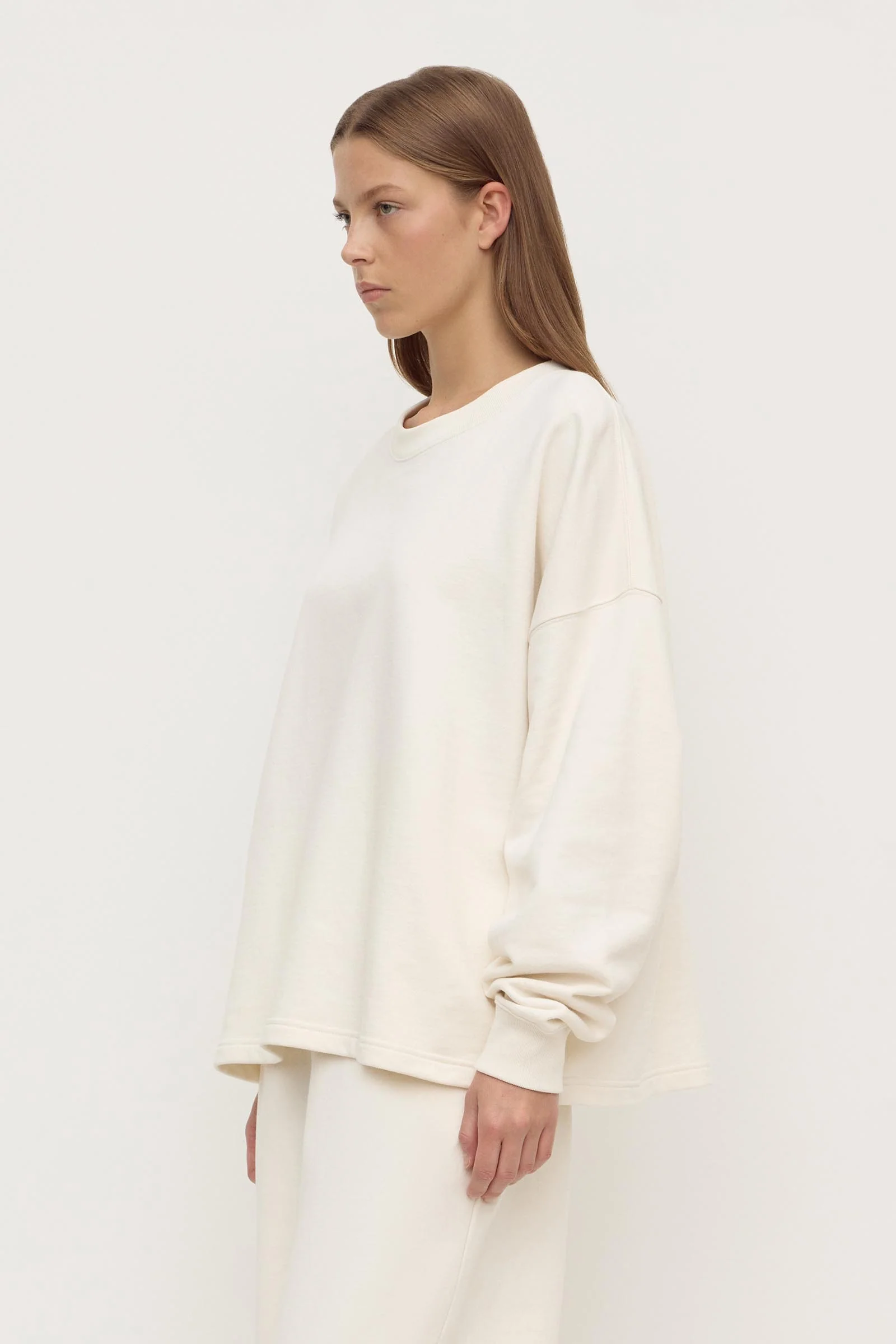 Brushed Cotton Lounge Sweater - Image 5