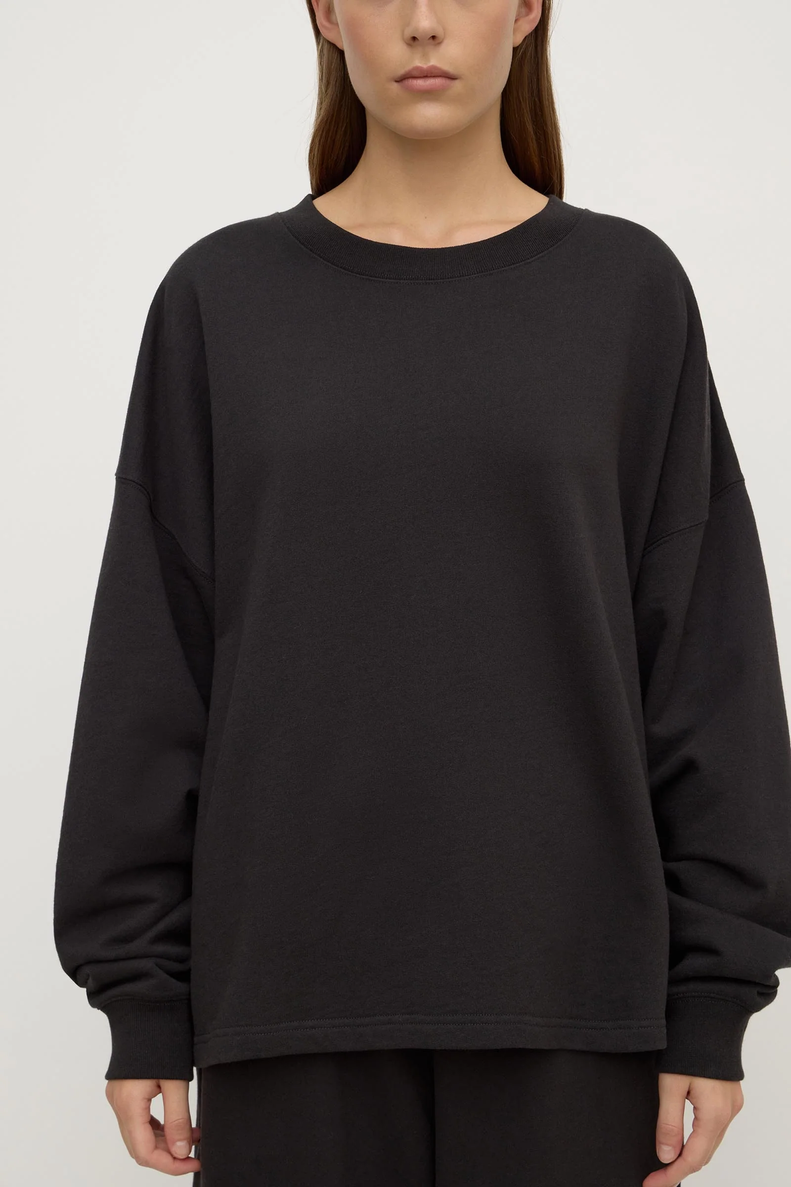 Brushed Cotton Lounge Sweater - Image 2