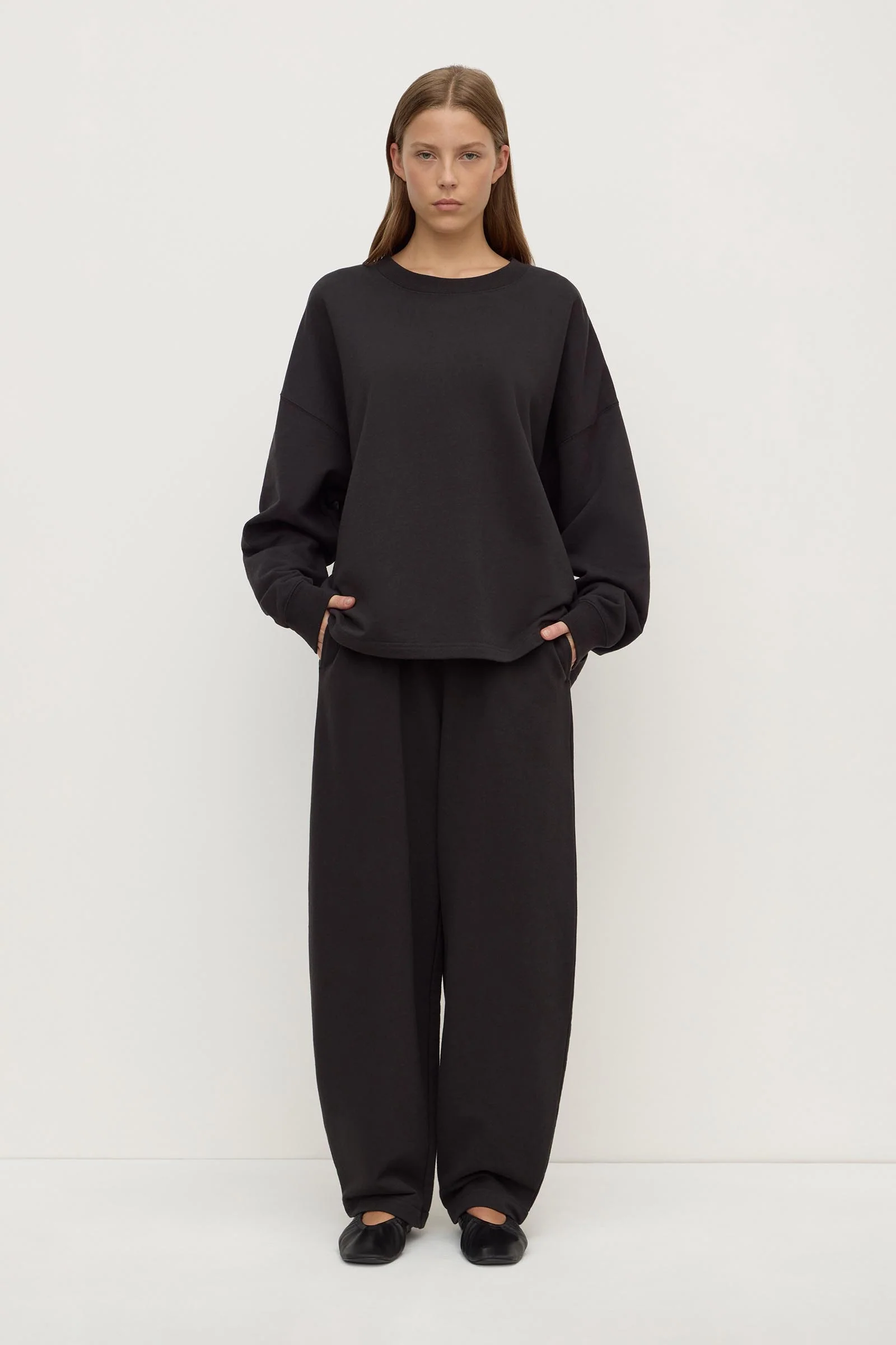 Brushed Cotton Lounge Sweater - Image 3