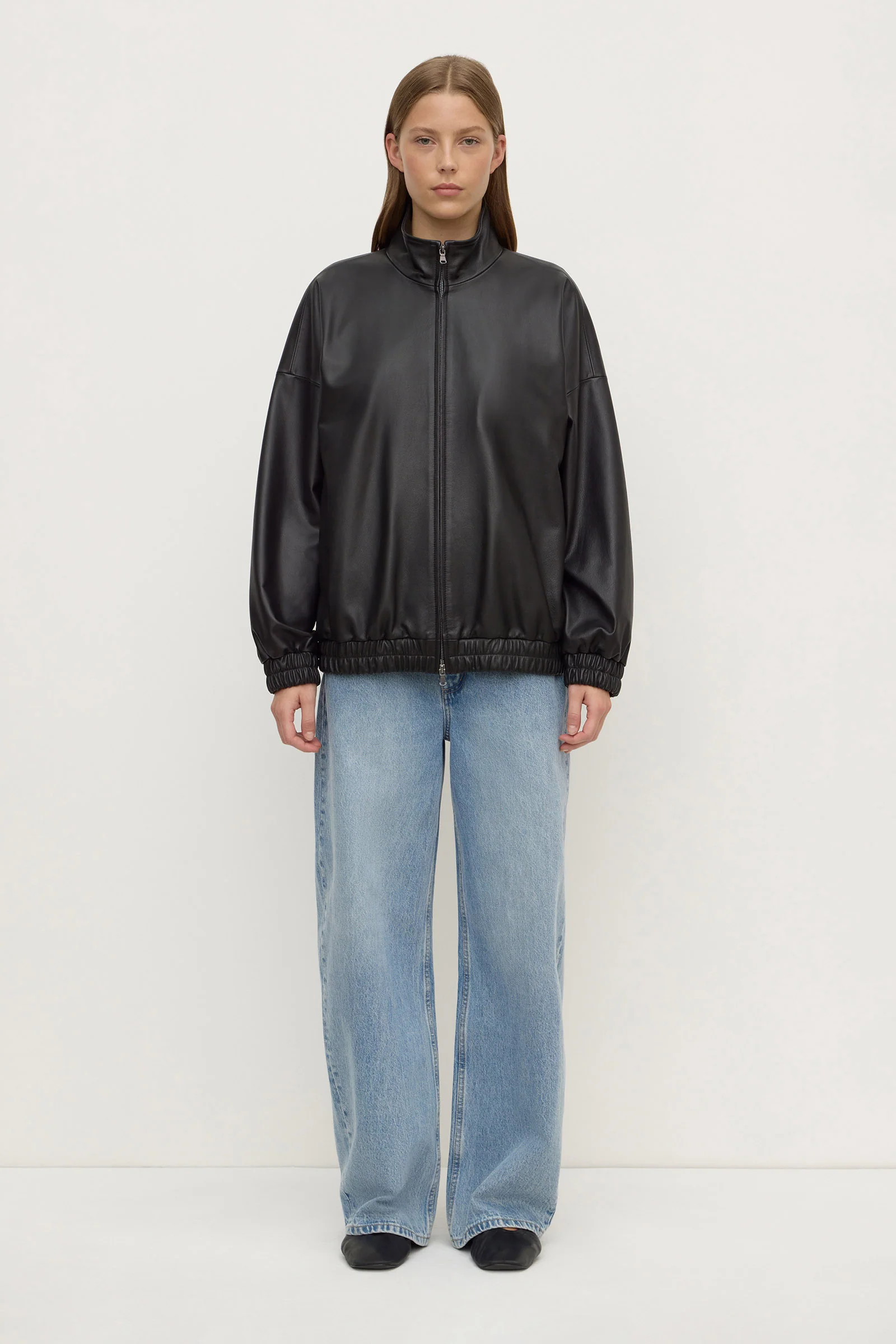Delphie Leather Jacket - Image 2