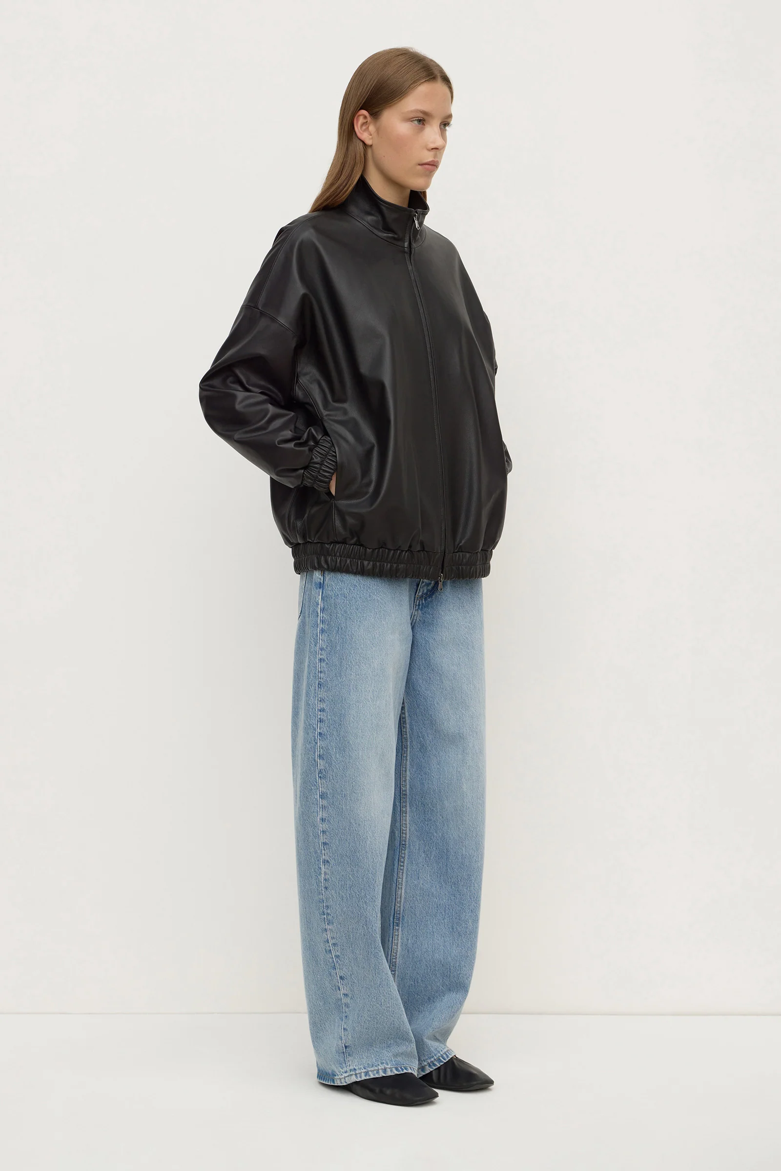 Delphie Leather Jacket - Image 5