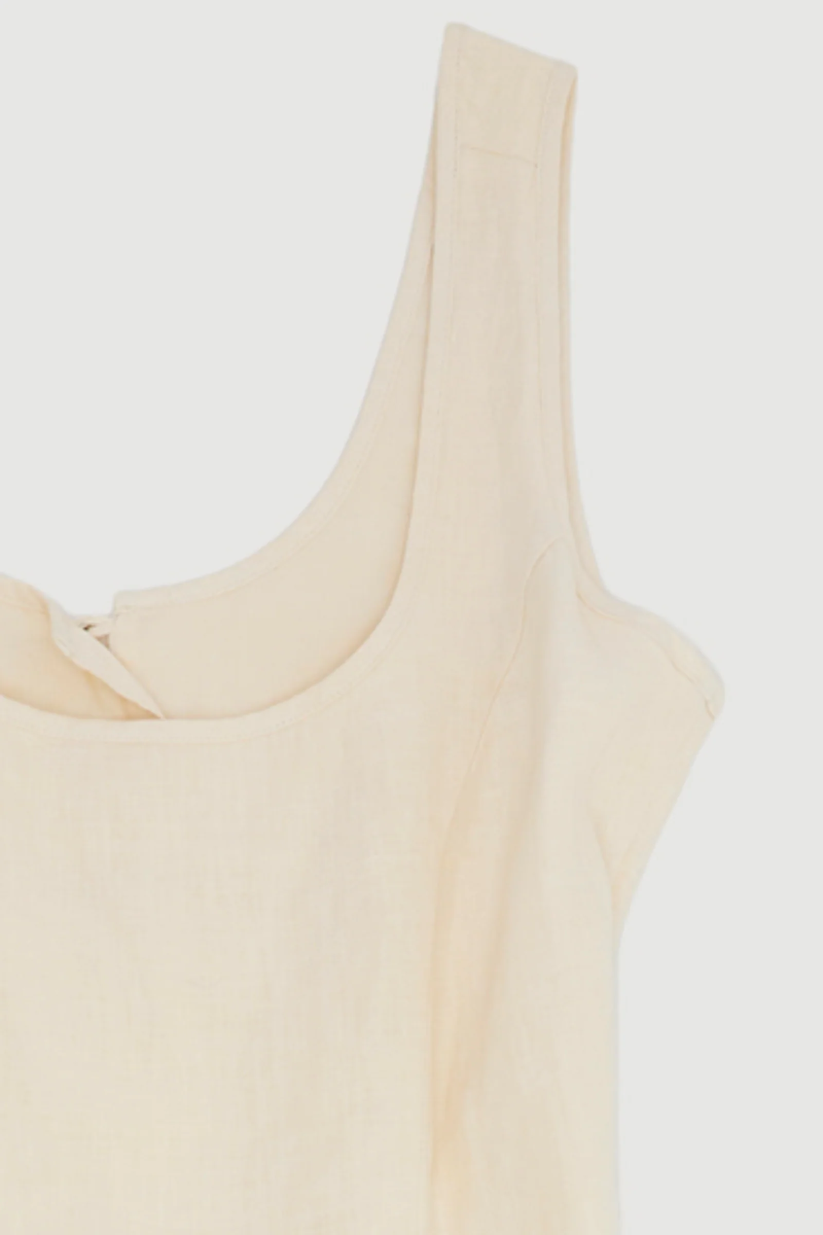 Re-Worn Womens Linen Dress - Image 2