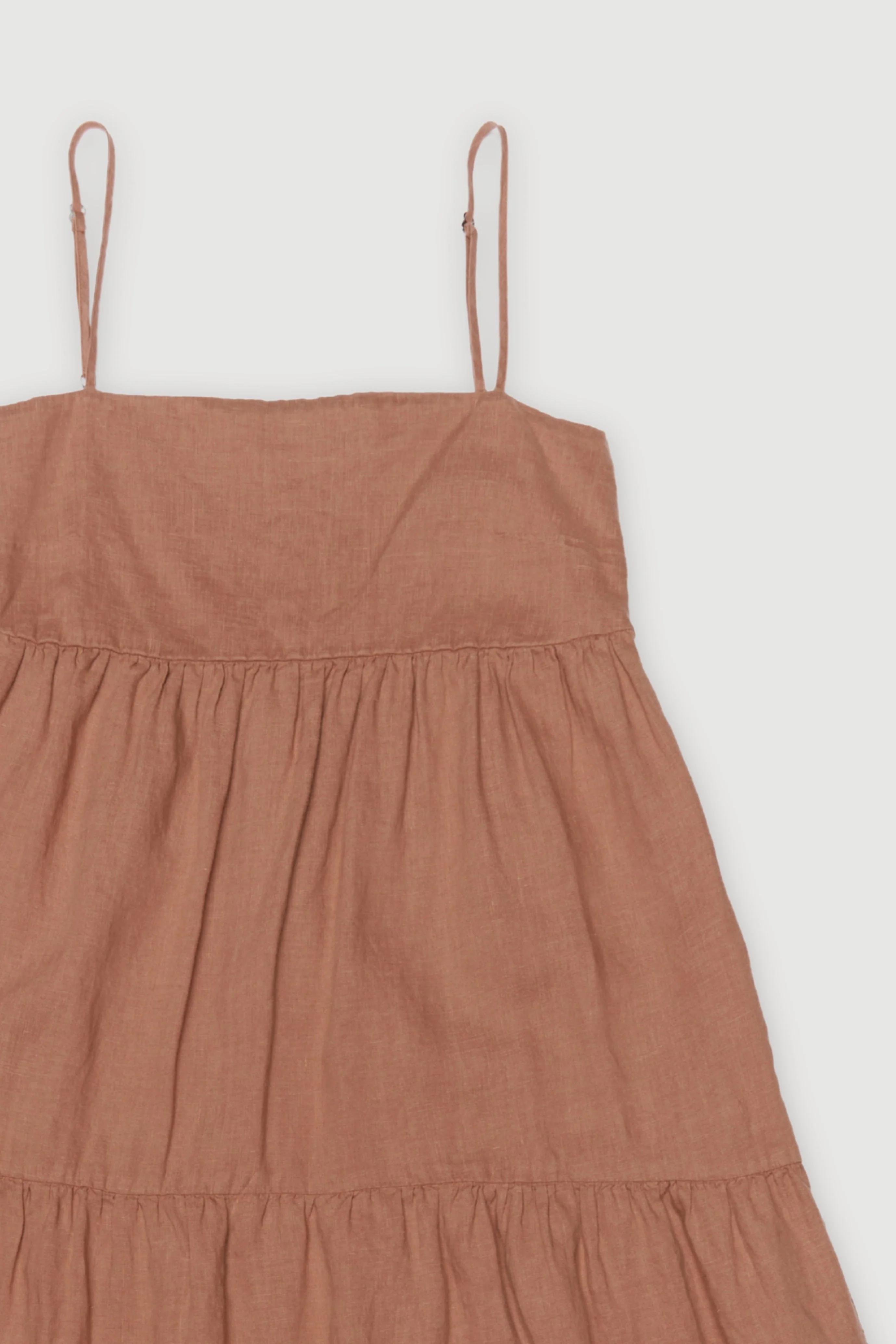 Re-Worn Womens Linen Dress - Image 2