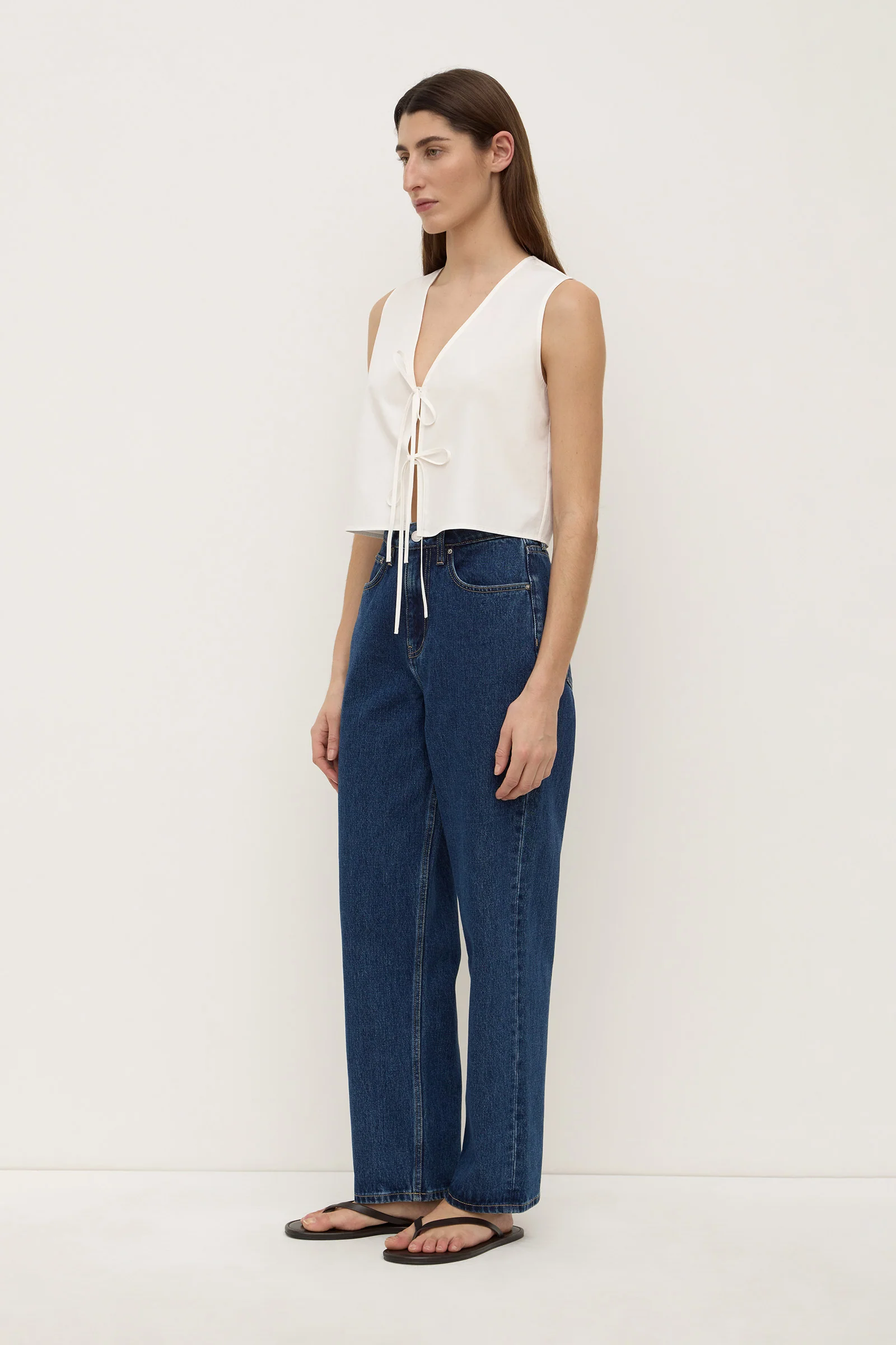 Emmy Tie Front Top - Image 4