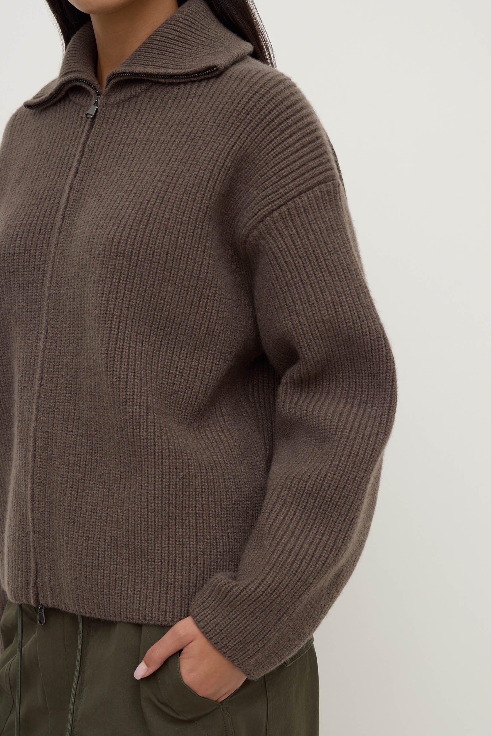 Esther Zip Through Sweater - Image 2