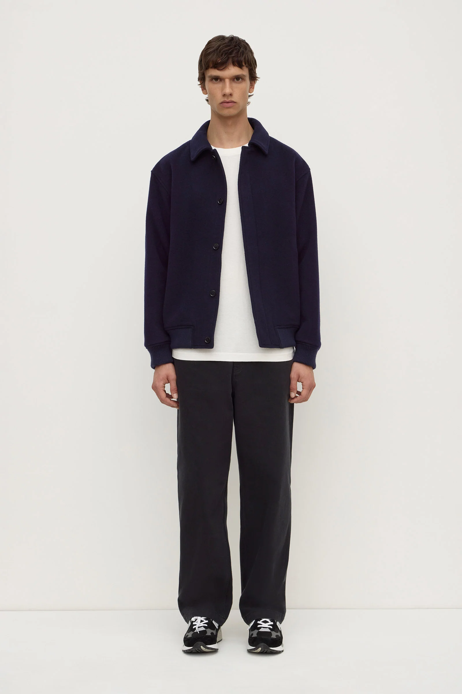Harrington Wool Bomber Jacket