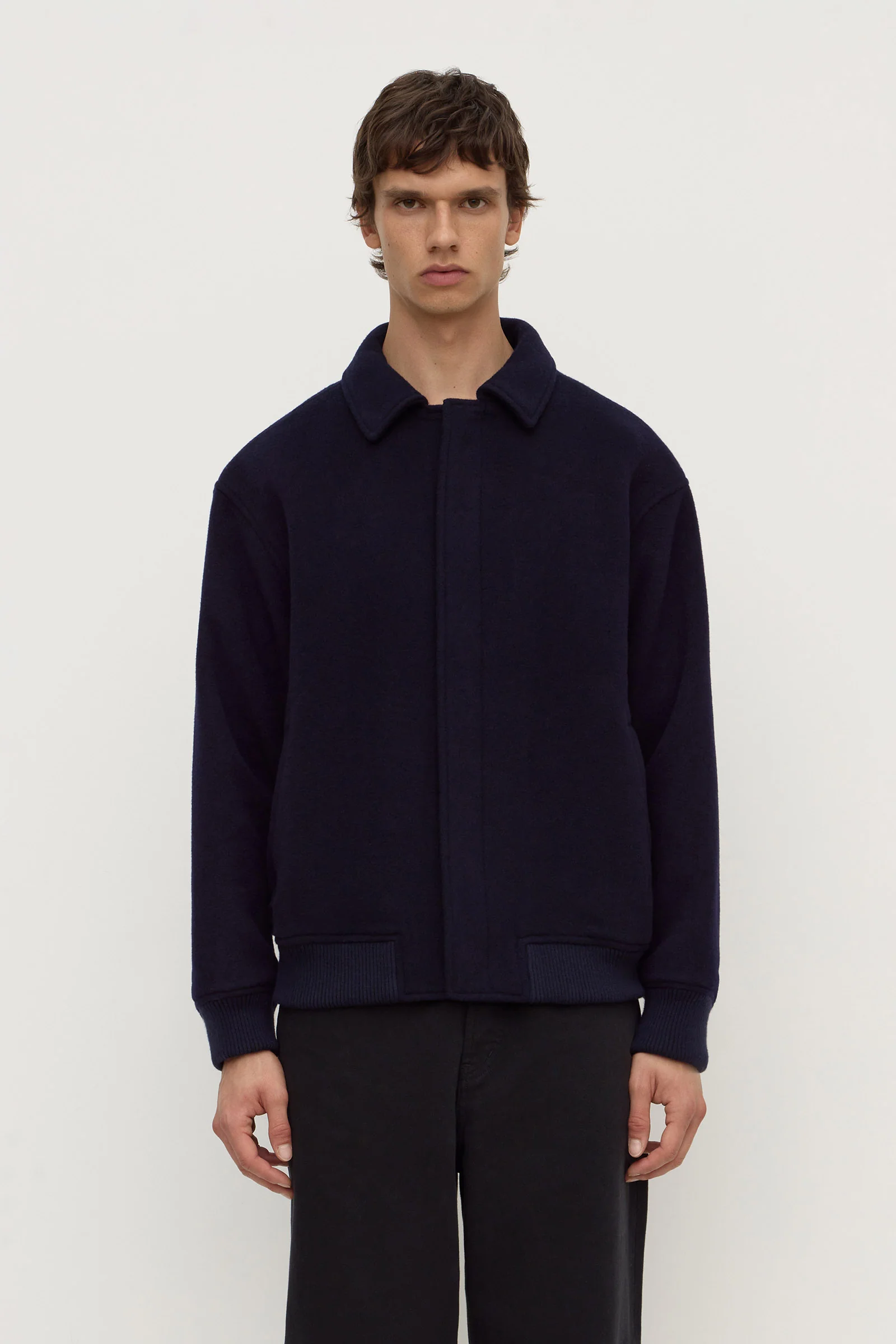 Harrington Wool Bomber Jacket - Image 2