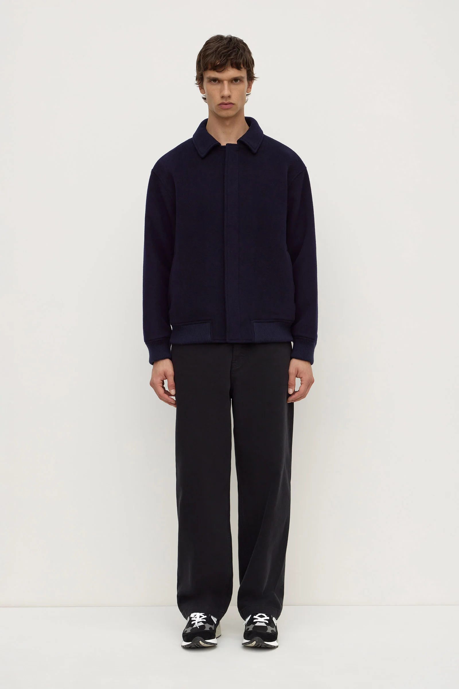 Harrington Wool Bomber Jacket - Image 3