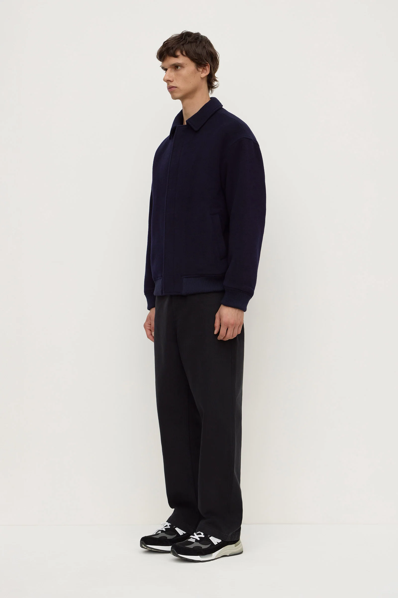 Harrington Wool Bomber Jacket - Image 4