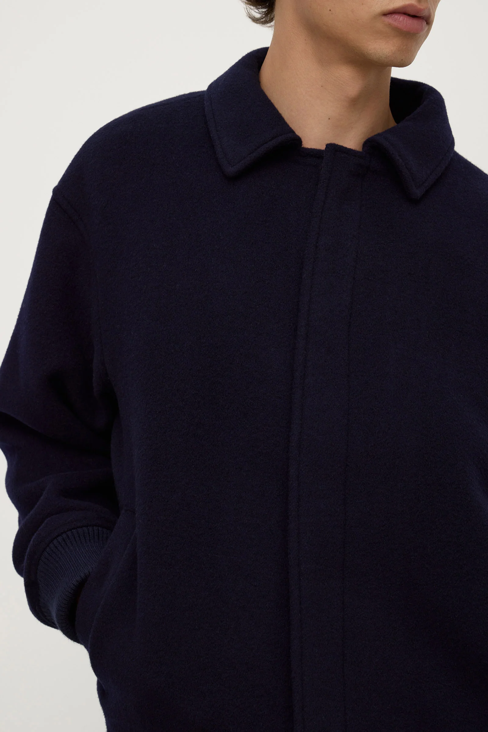 Harrington Wool Bomber Jacket - Image 5