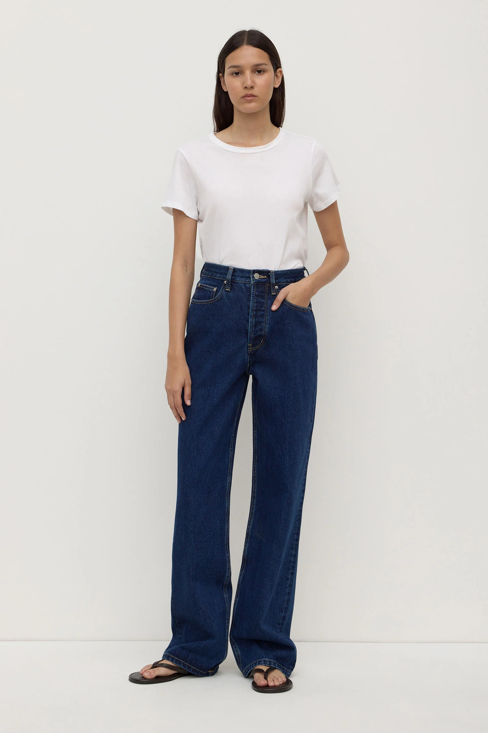 High Rise Straight Jean