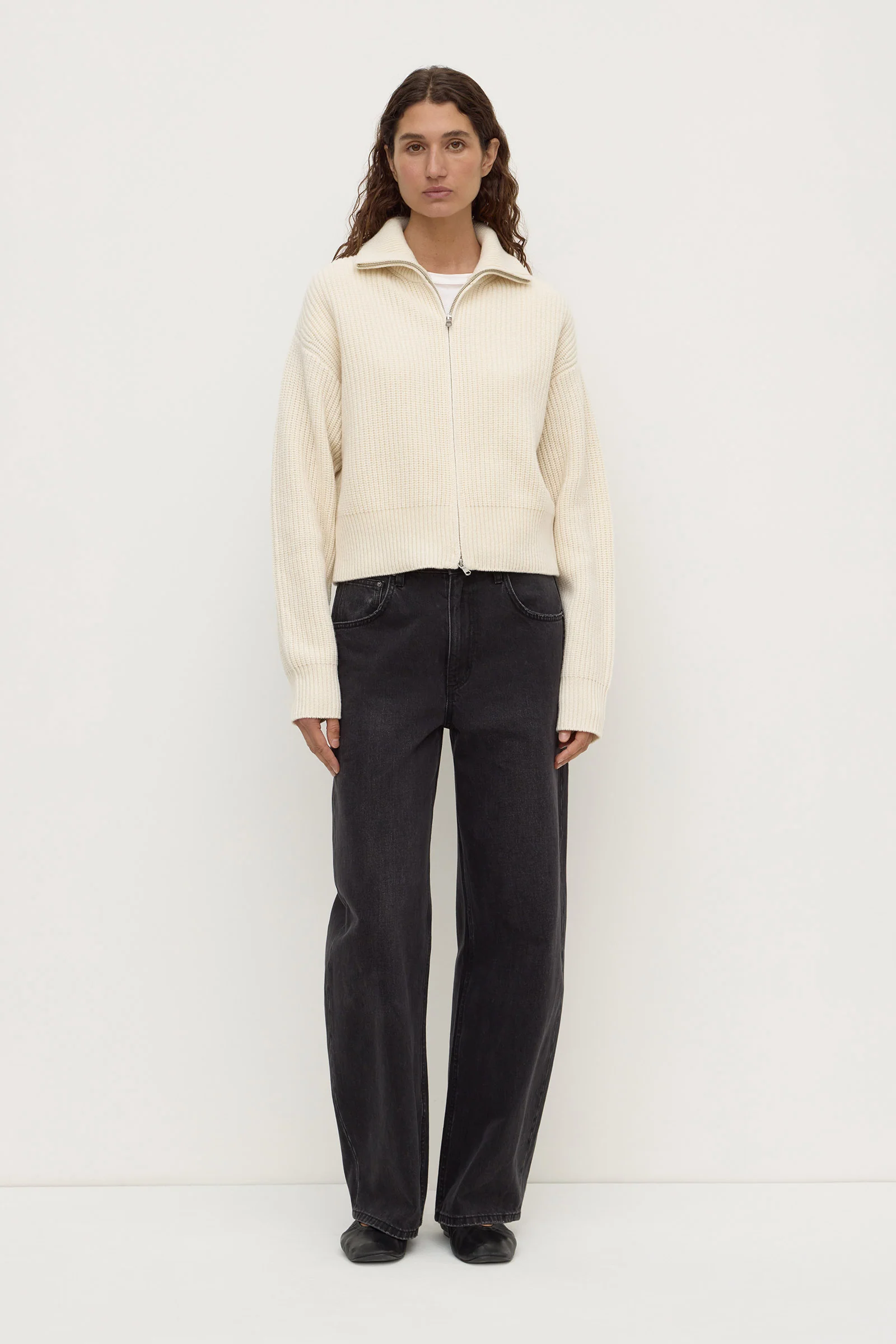 Kaia Wool Zip Sweater - Image 4