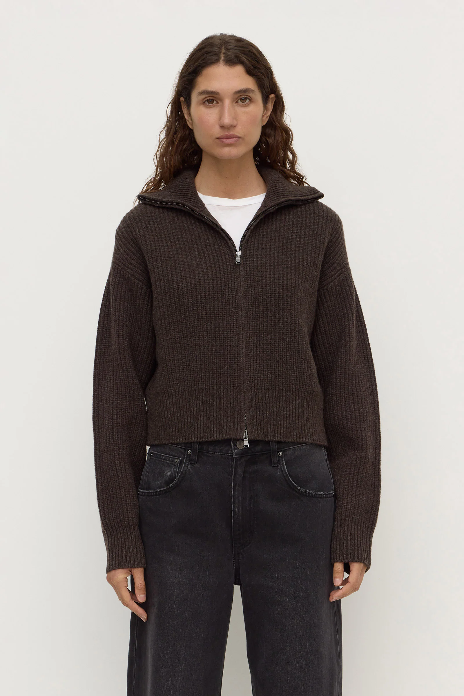 Kaia Wool Zip Sweater