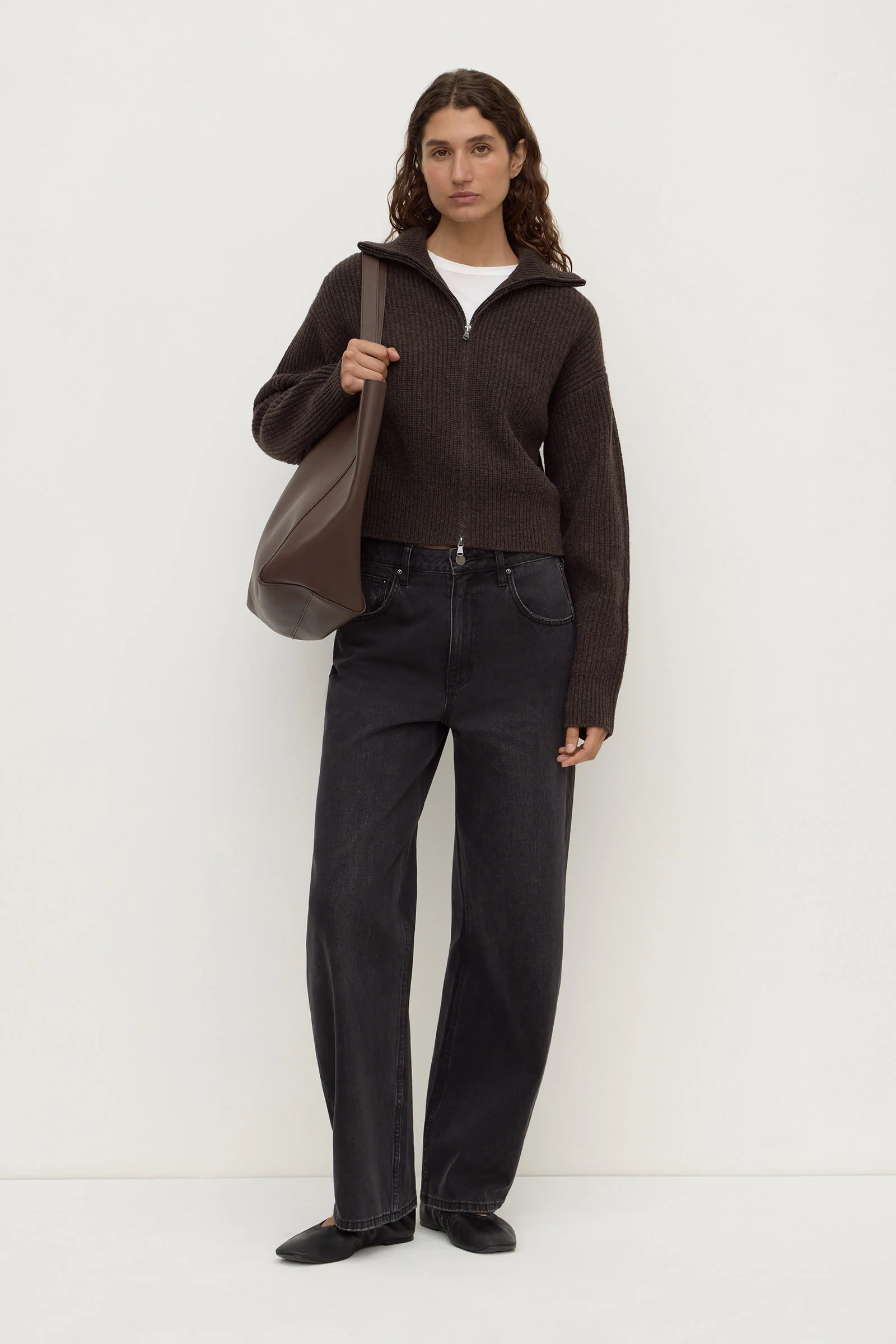 Kaia Wool Zip Sweater - Image 3