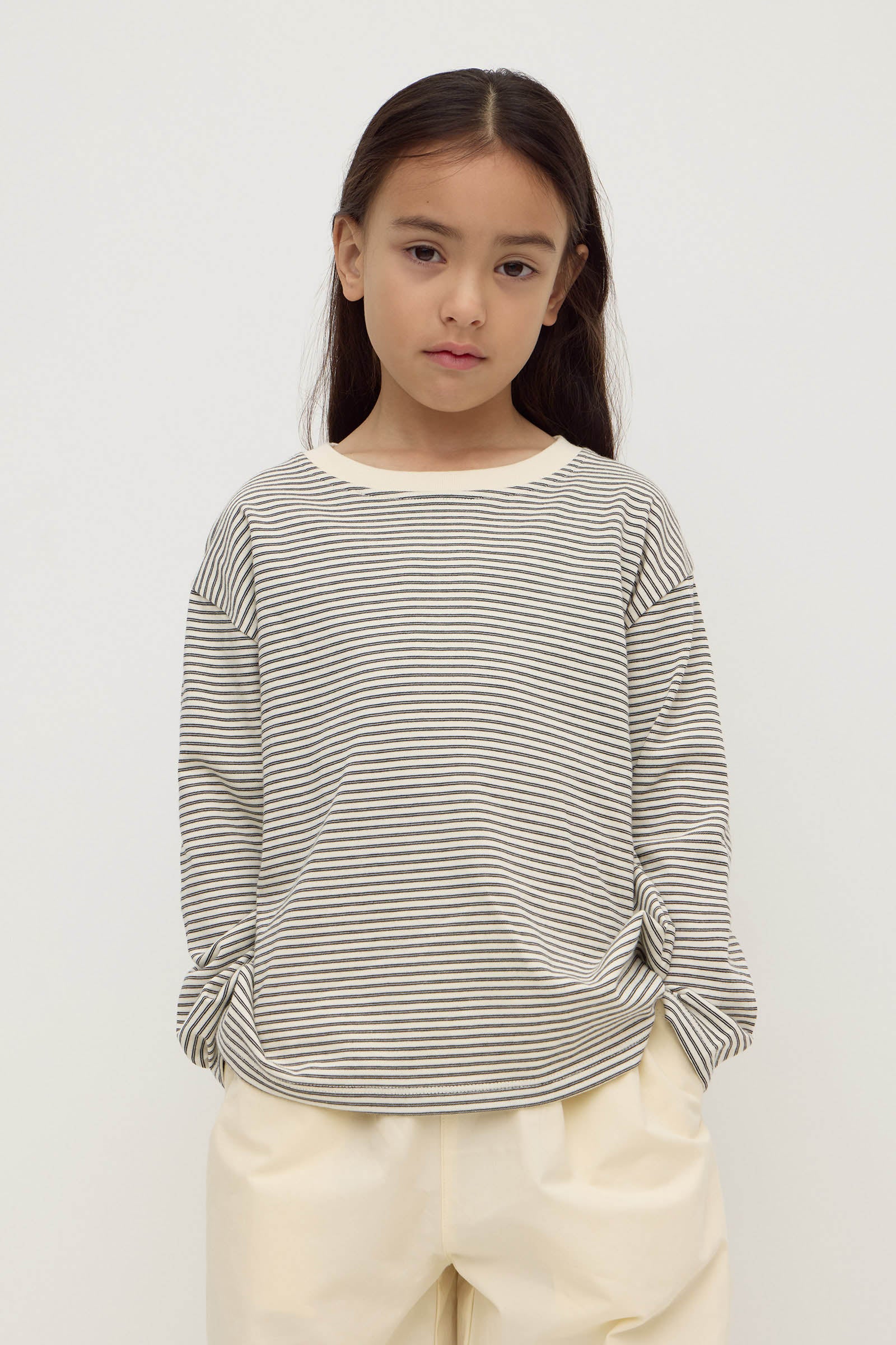 Kids Malone Stripe Long Sleeve Tee