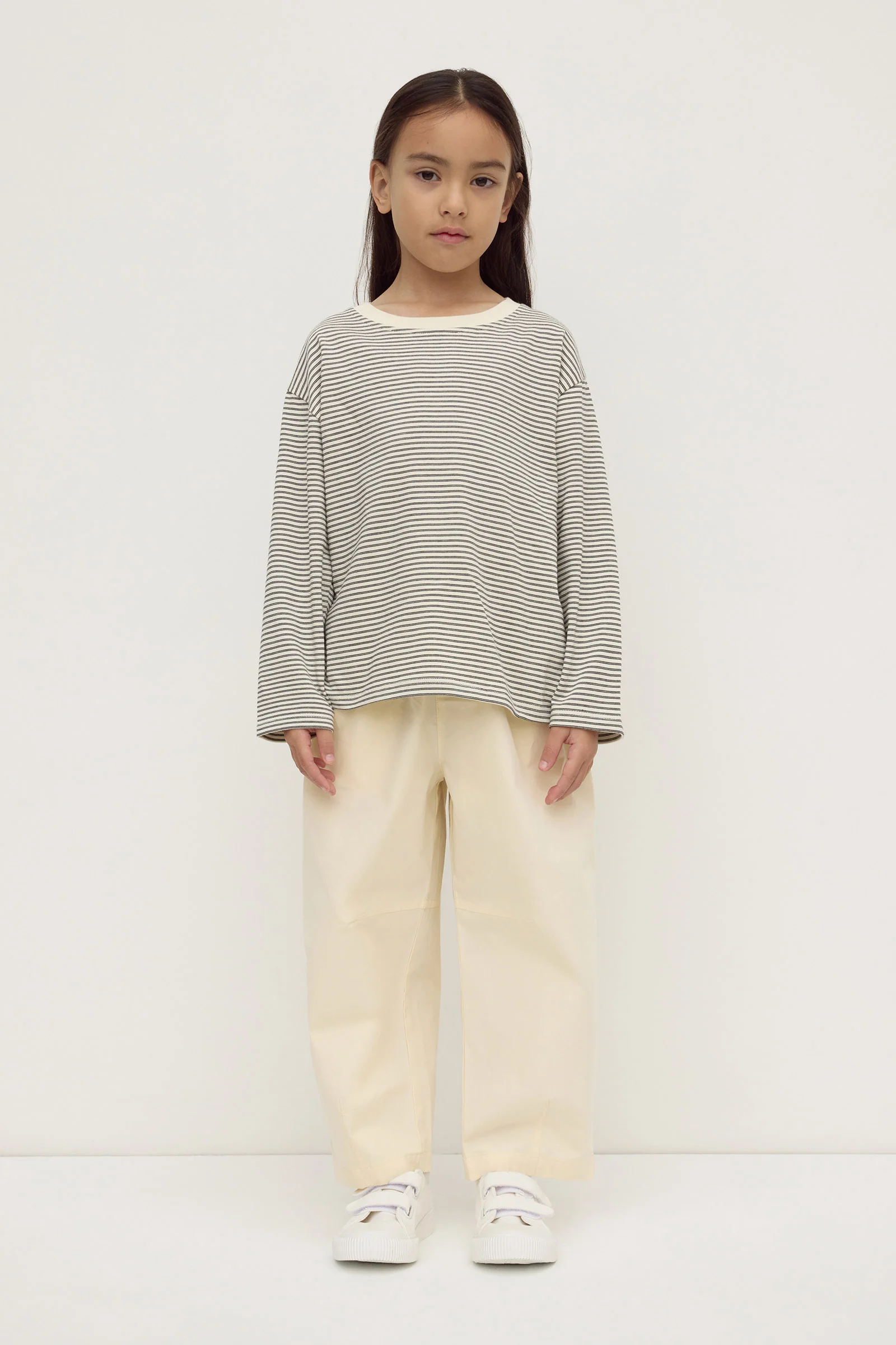 Kids Malone Stripe Long Sleeve Tee - Image 2