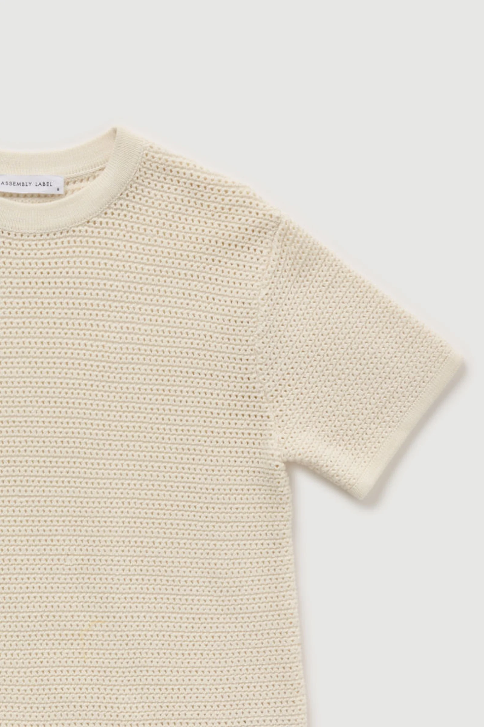 Re-Worn Womens Cotton Blend Textured Knit Shirt - Image 2