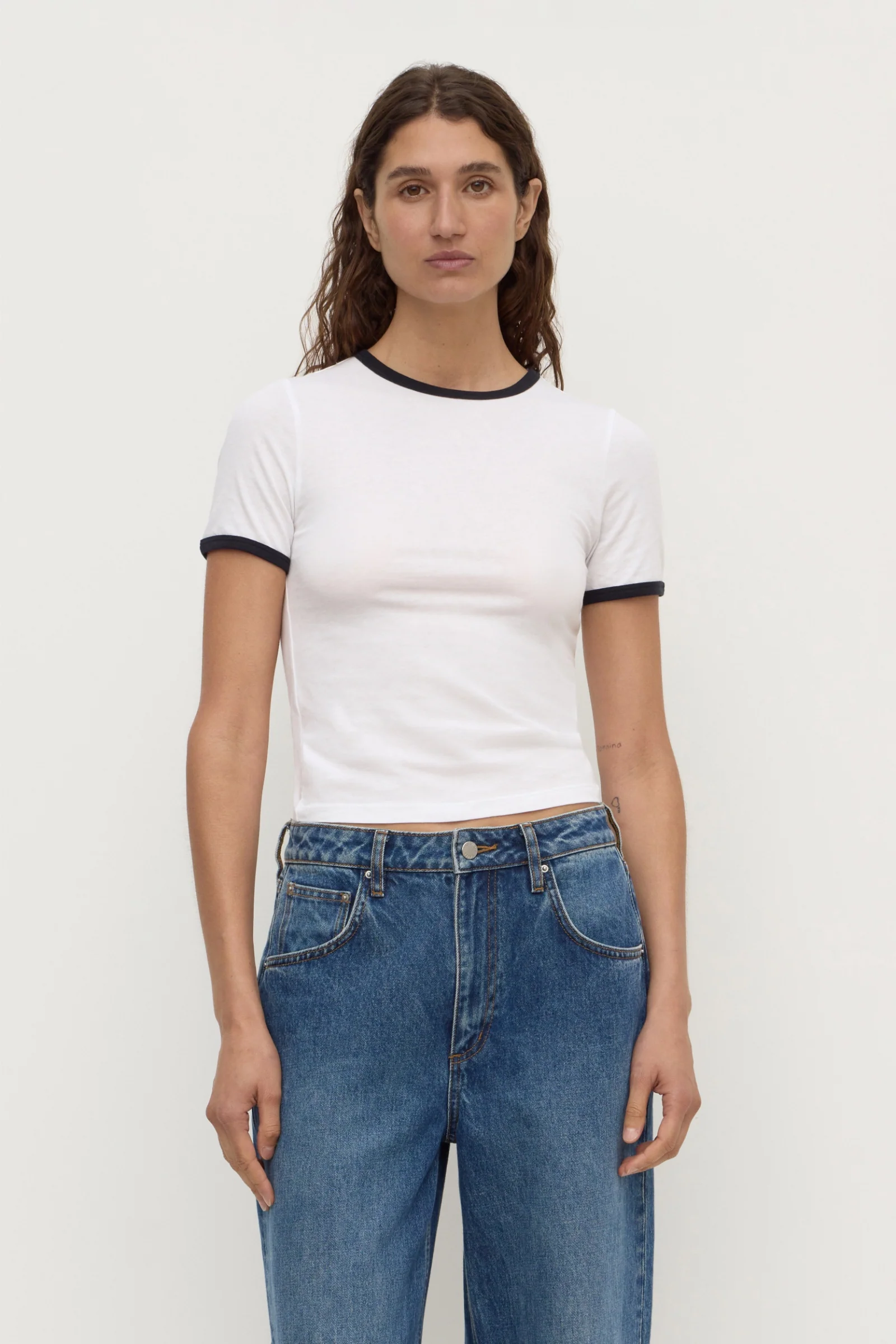 Kourt Contrast Bind Tee