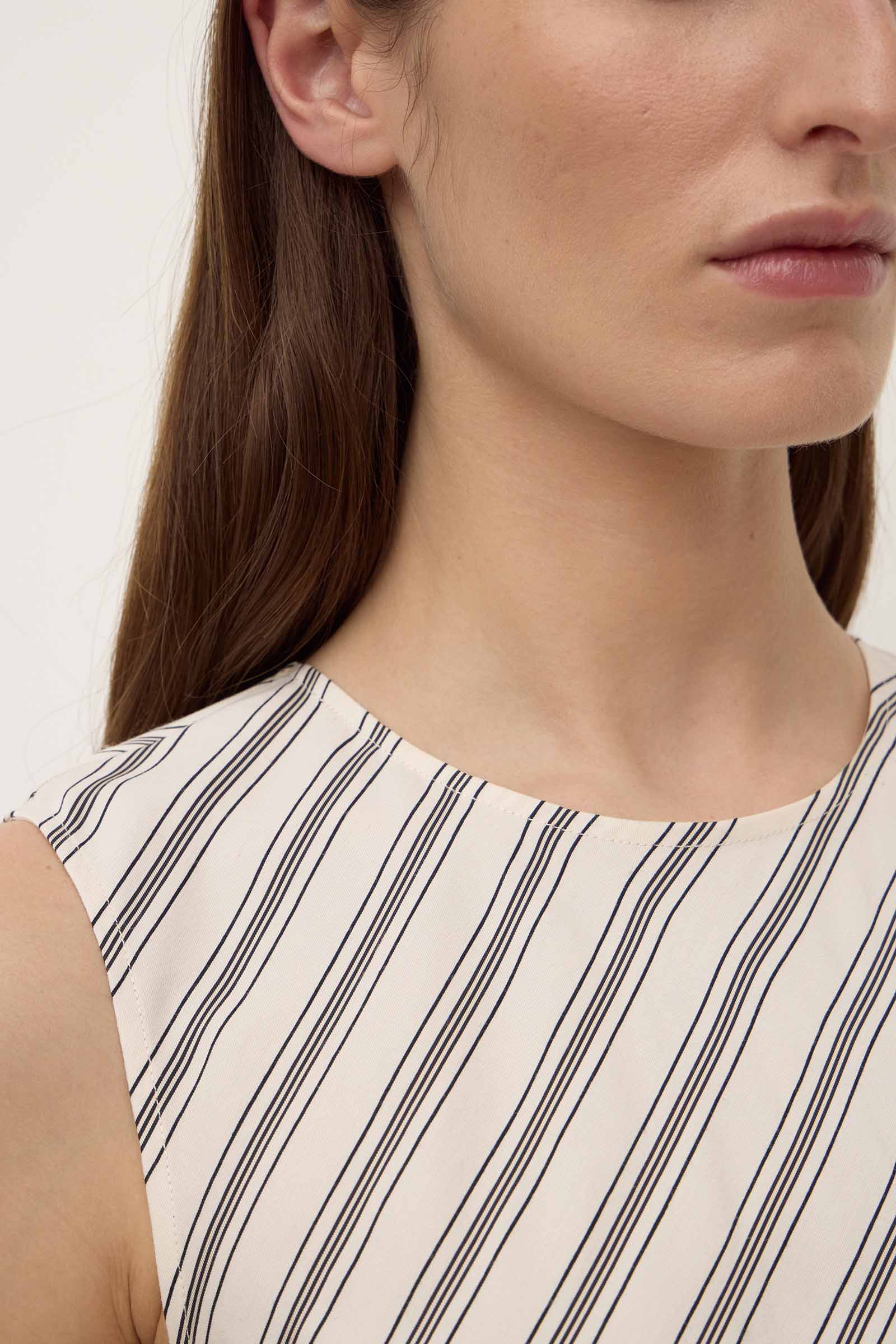 Lenny Stripe Midi Dress - Image 2