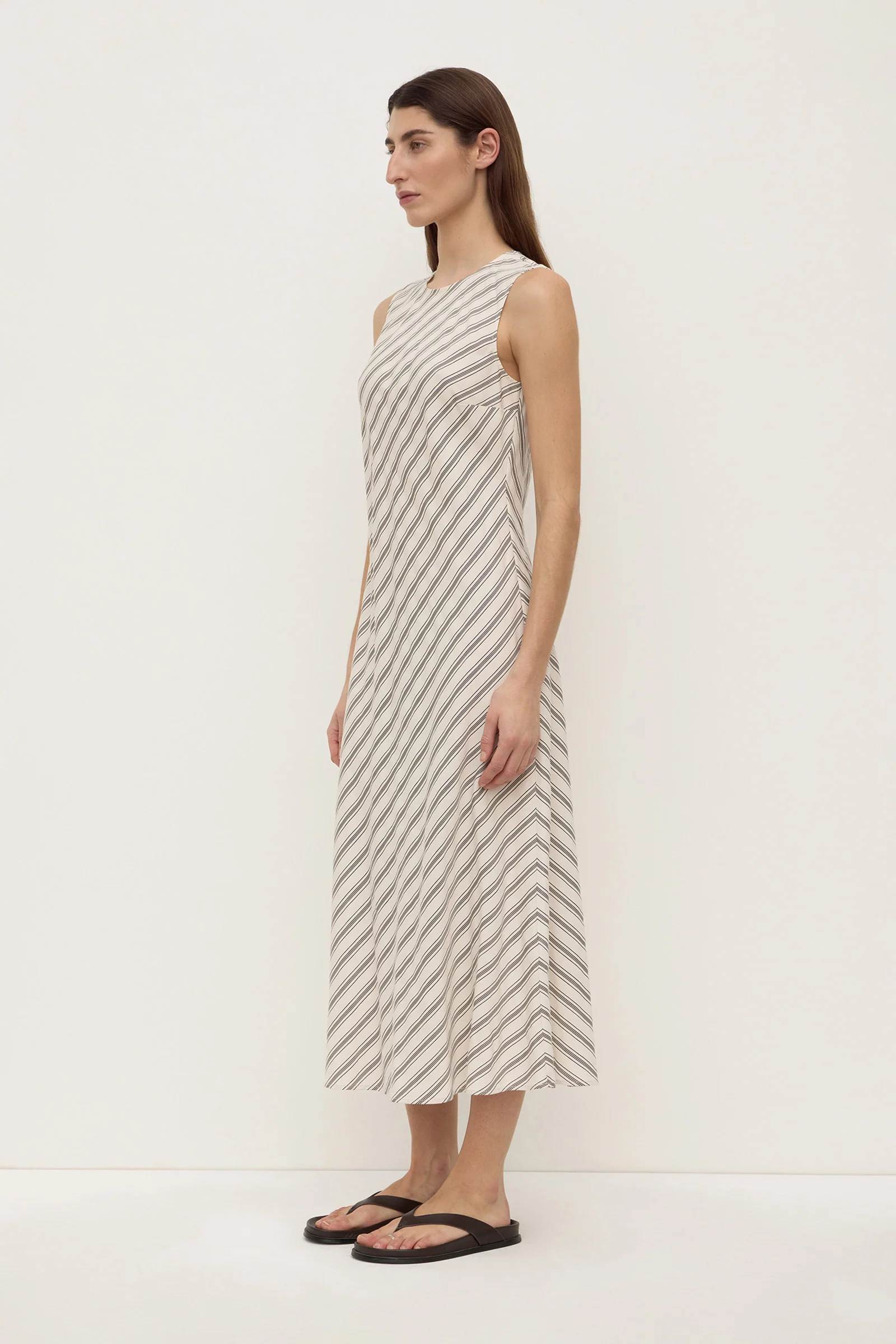 Lenny Stripe Midi Dress - Image 3