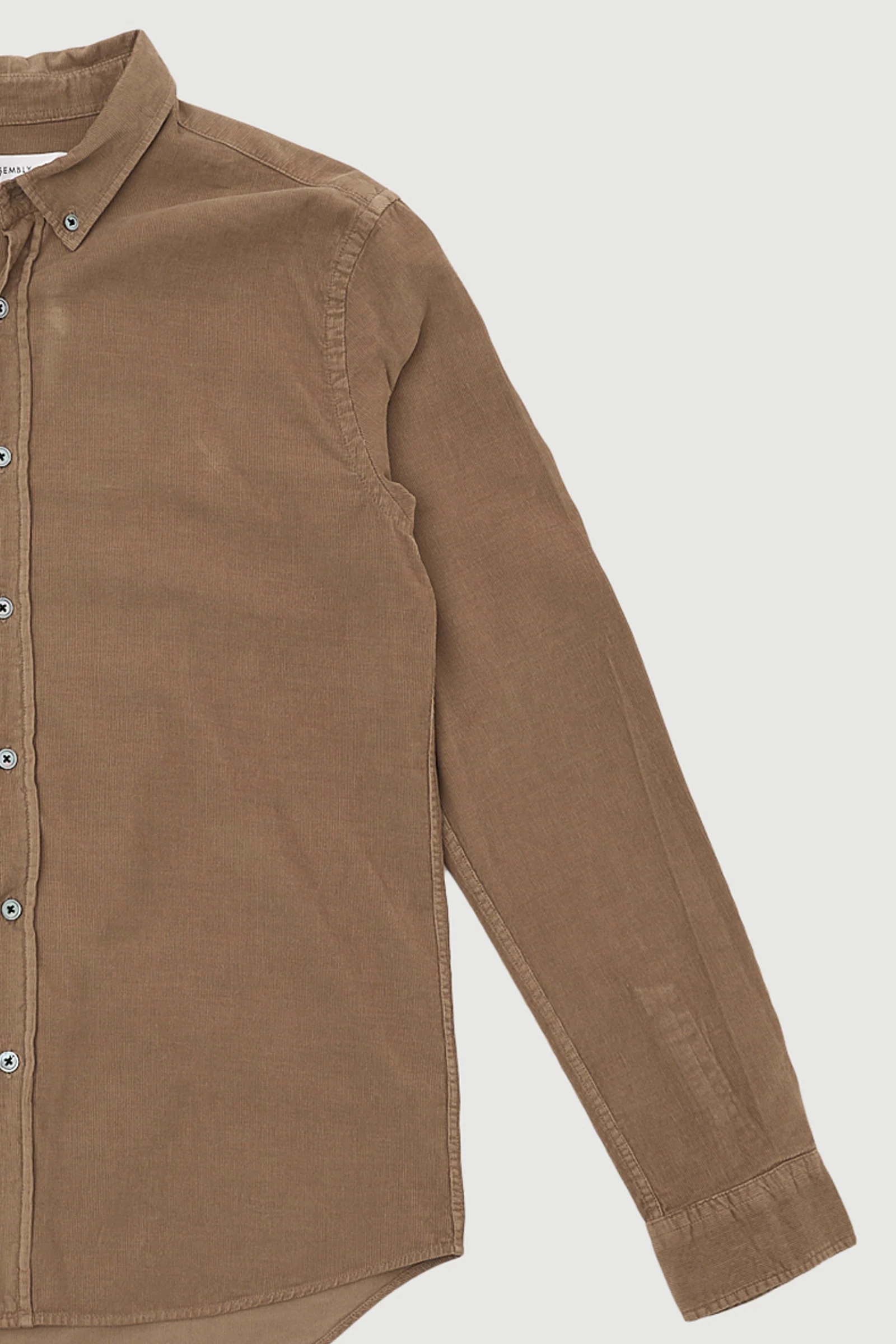 Re-Worn Mens Cord Long Sleeve Shirt - Image 2