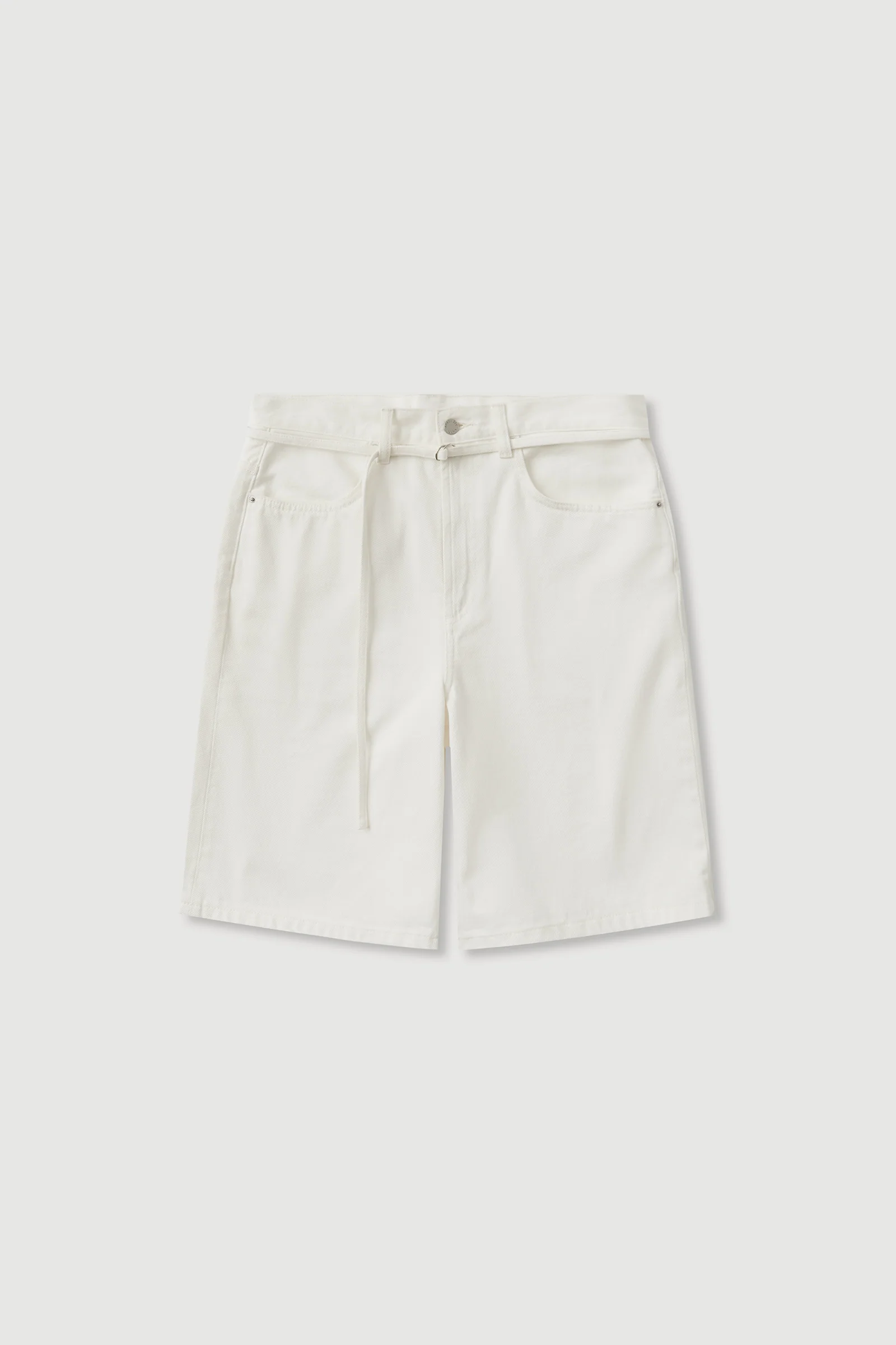 Loose Fit Long Denim Short - Image 6