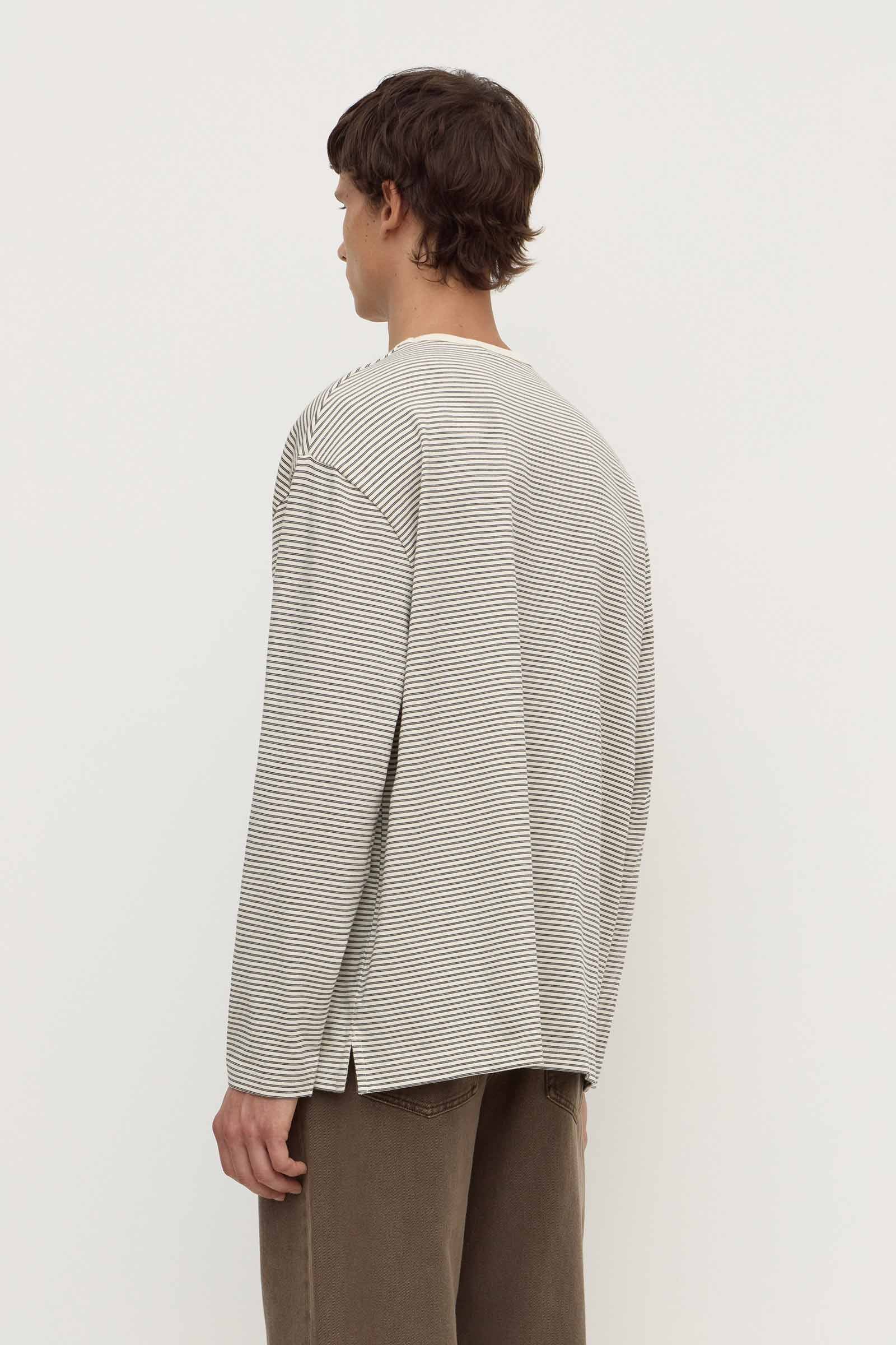 Malone Stripe Long Sleeve Tee - Image 6