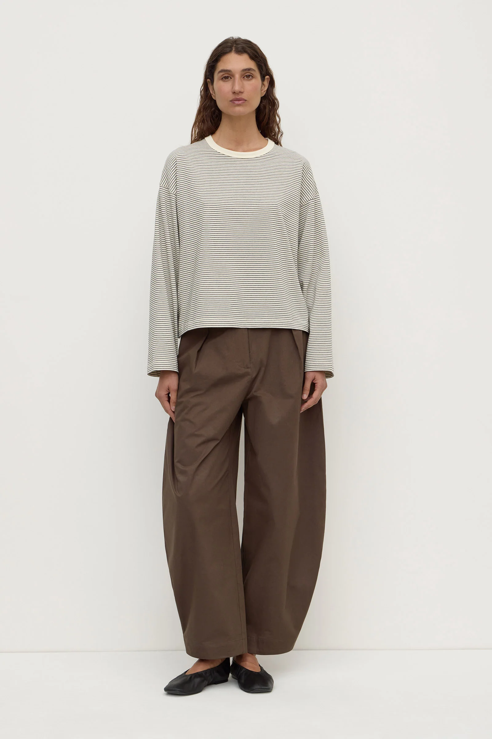 Malone Stripe Wide Sleeve Tee - Image 4