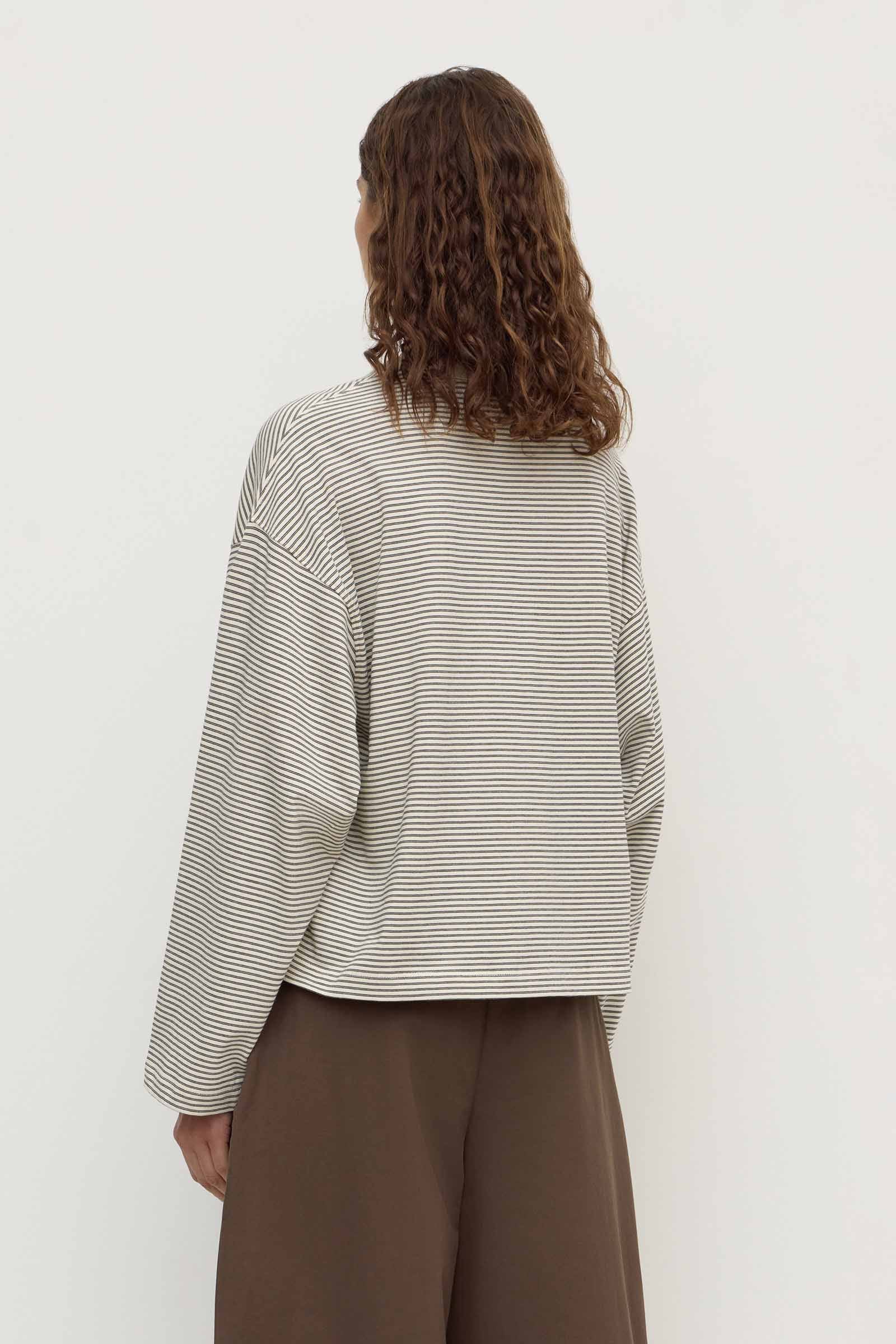 Malone Stripe Wide Sleeve Tee - Image 6