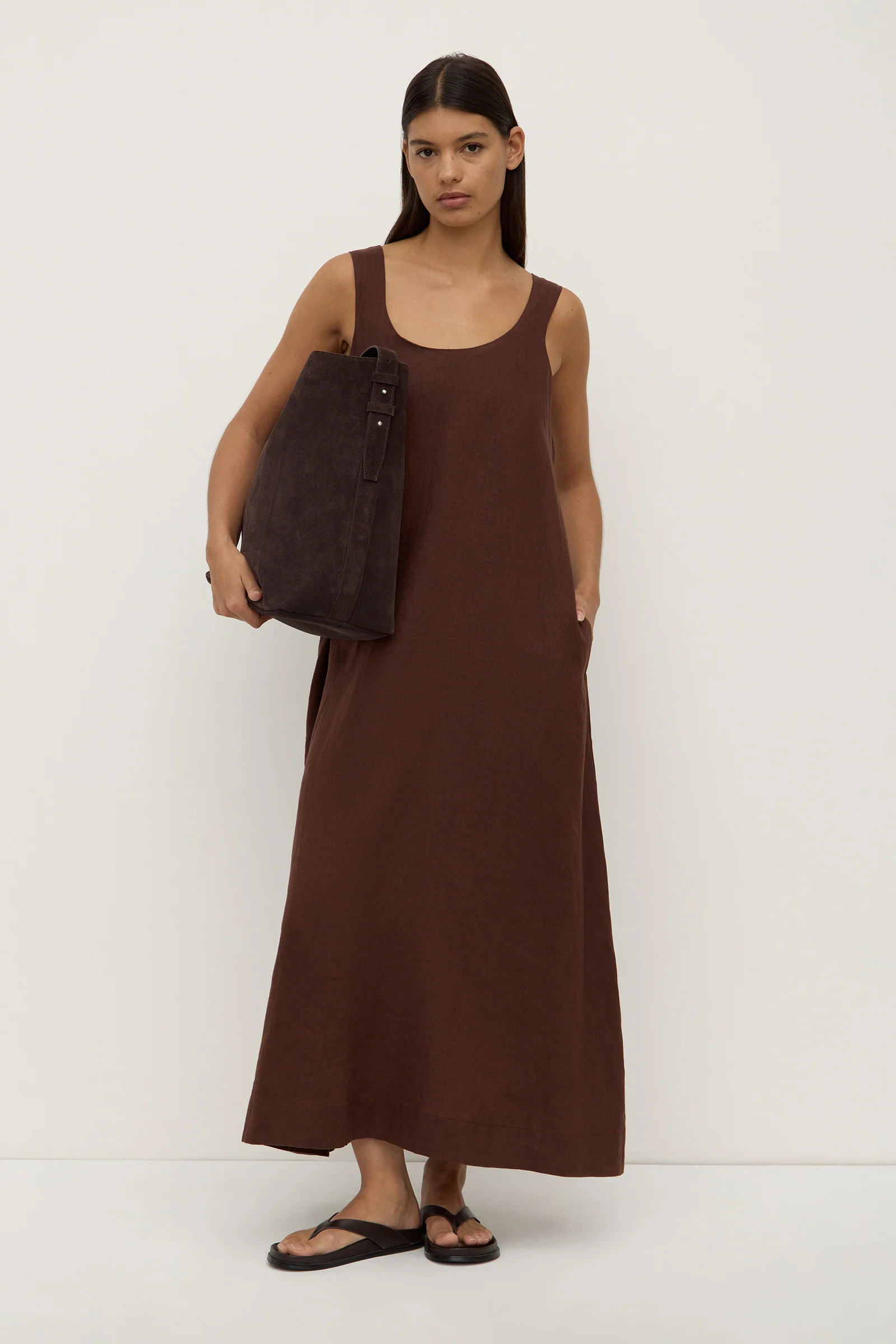 Maree Linen Maxi Dress - Image 3