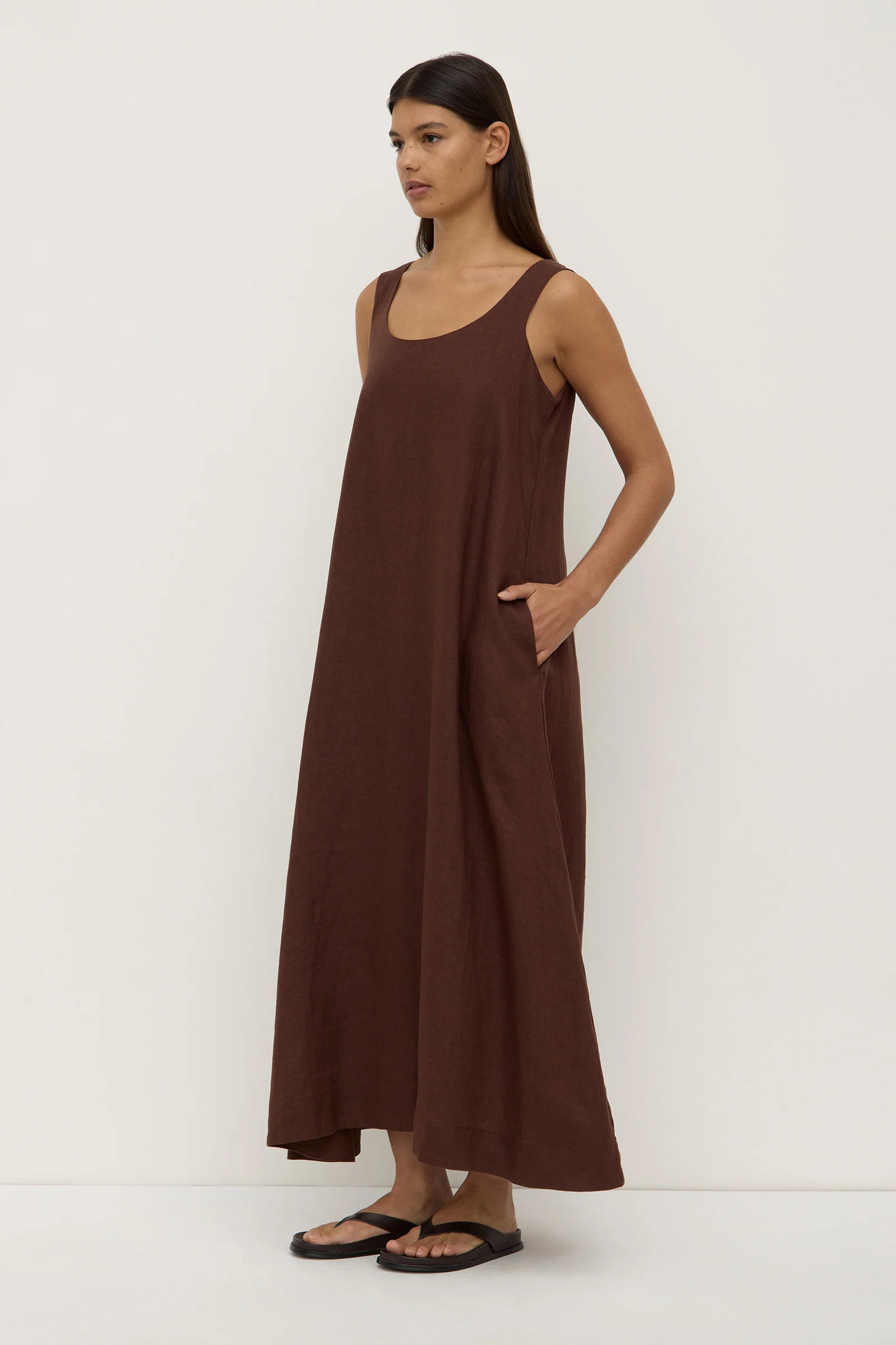 Maree Linen Maxi Dress - Image 5