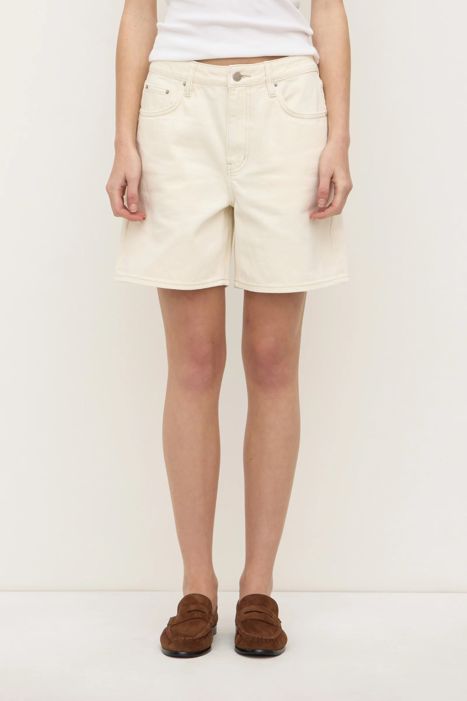 Mid Rise Vintage Denim Short - Image 2