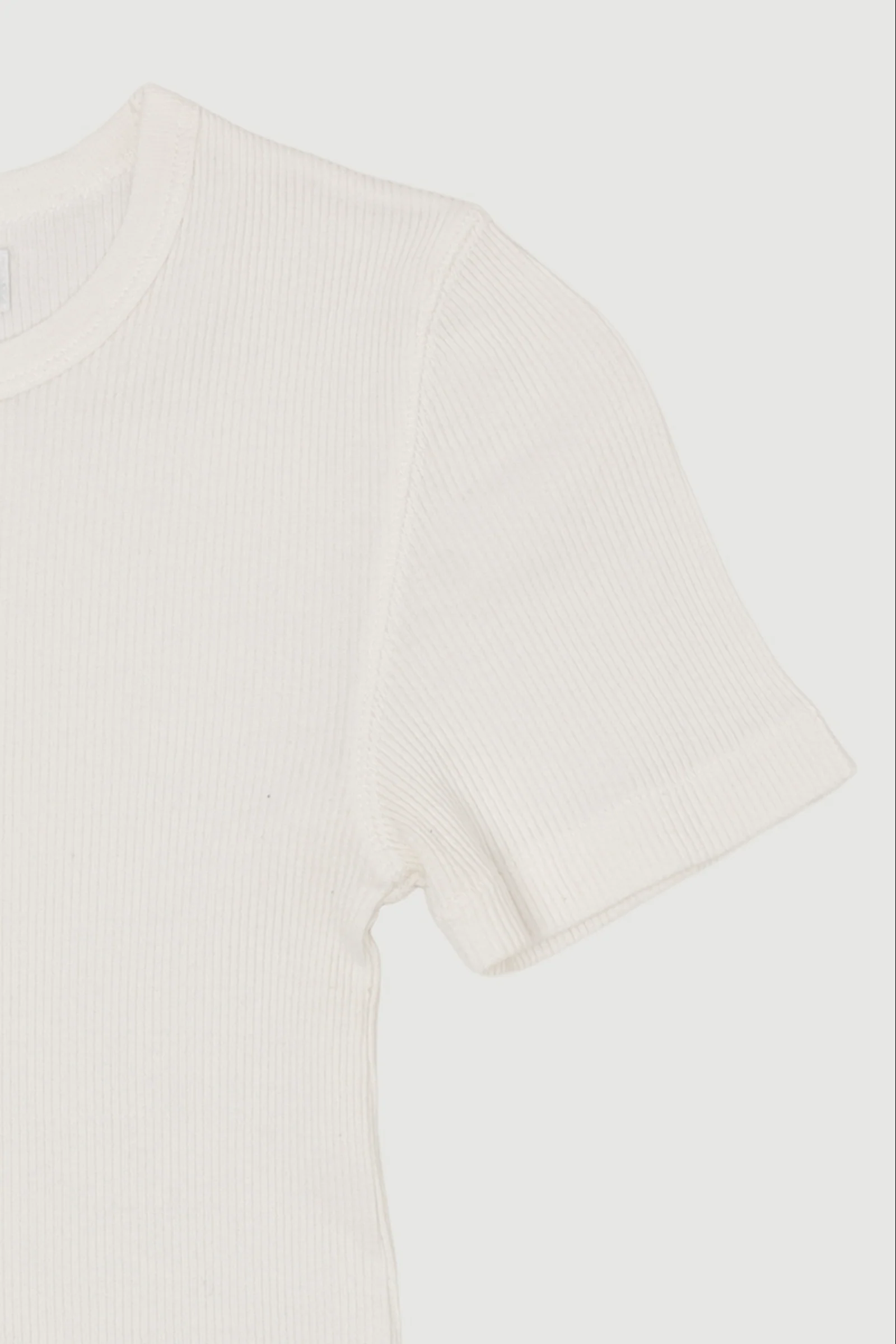 Re-Worn Womens Cotton Textured Tee - Image 2