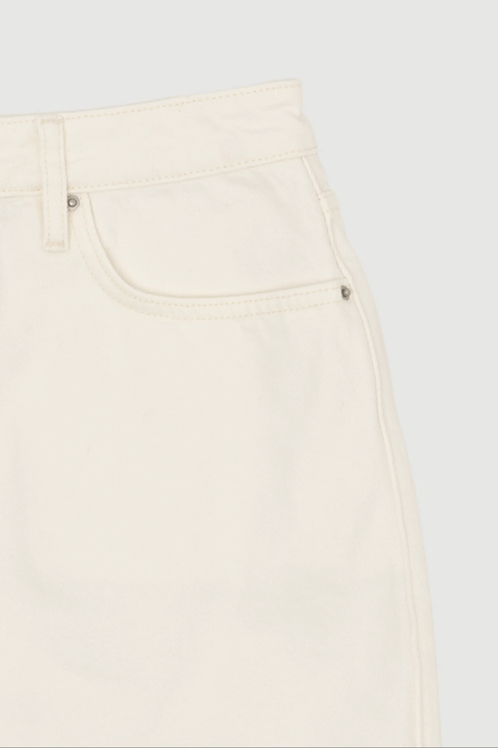 Re-Worn Womens Denim Mini Skirt - Image 2