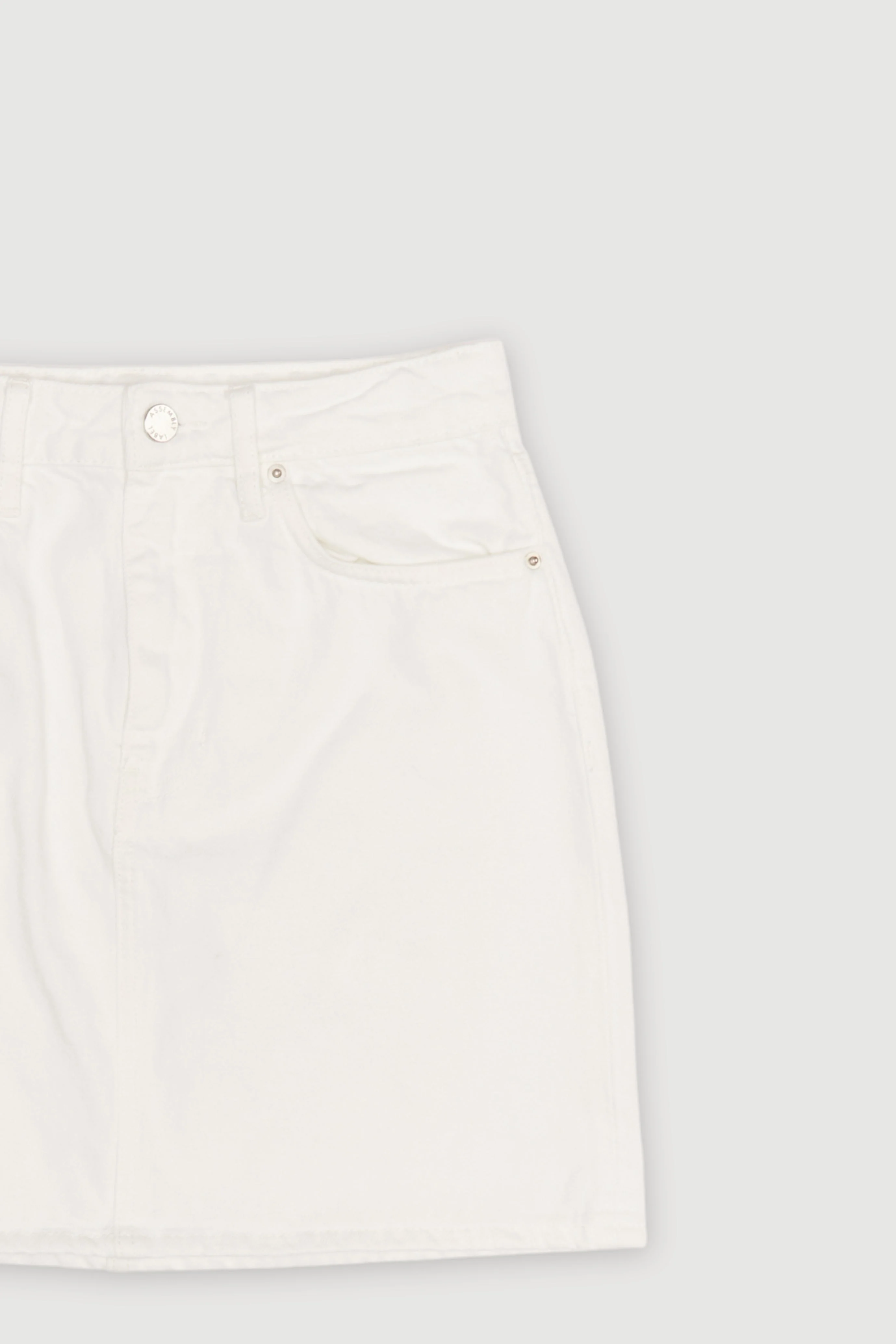 Re-Worn Womens Cotton Mini Skirt - Image 2