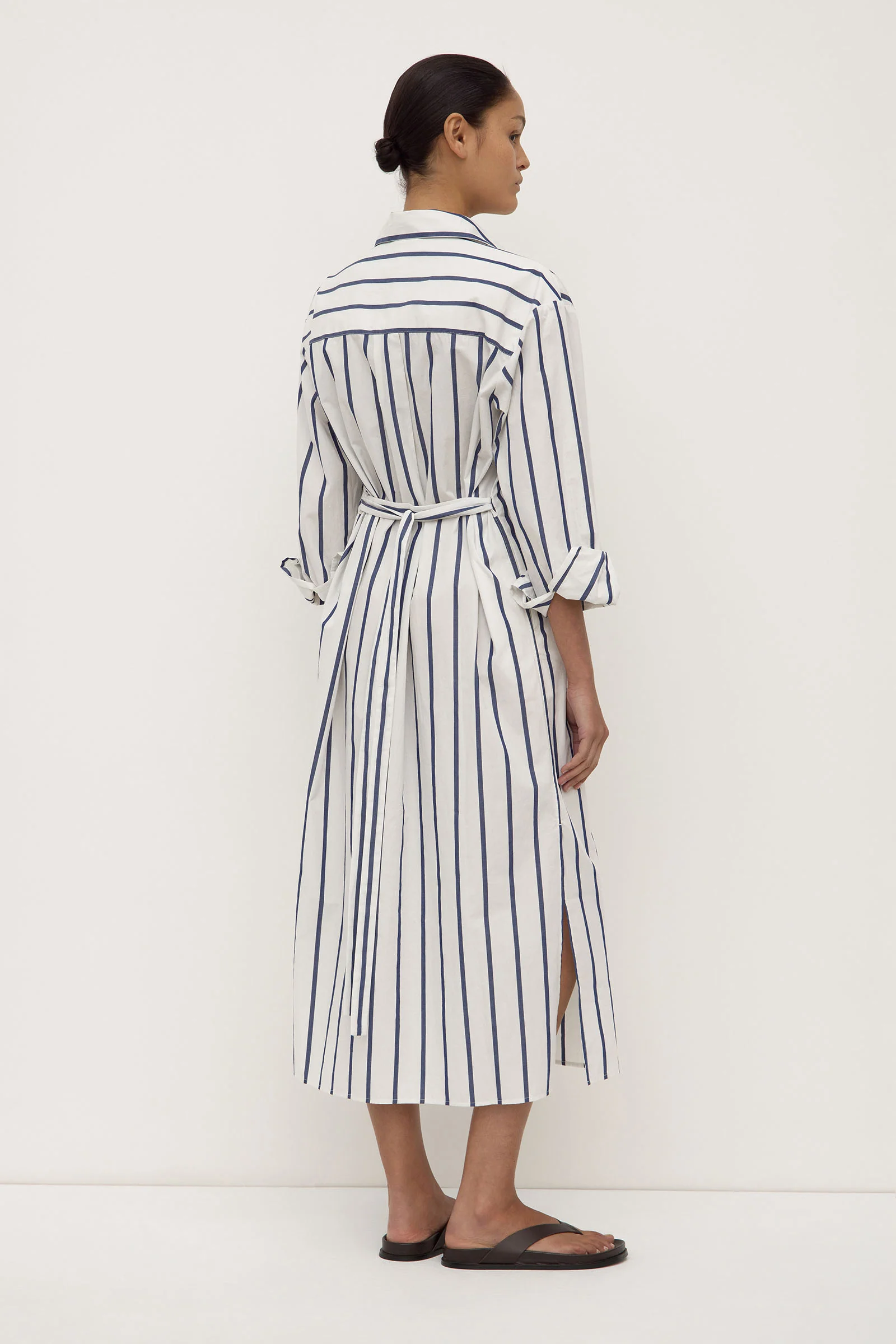 Nara Stripe Shirt Dress - Image 2