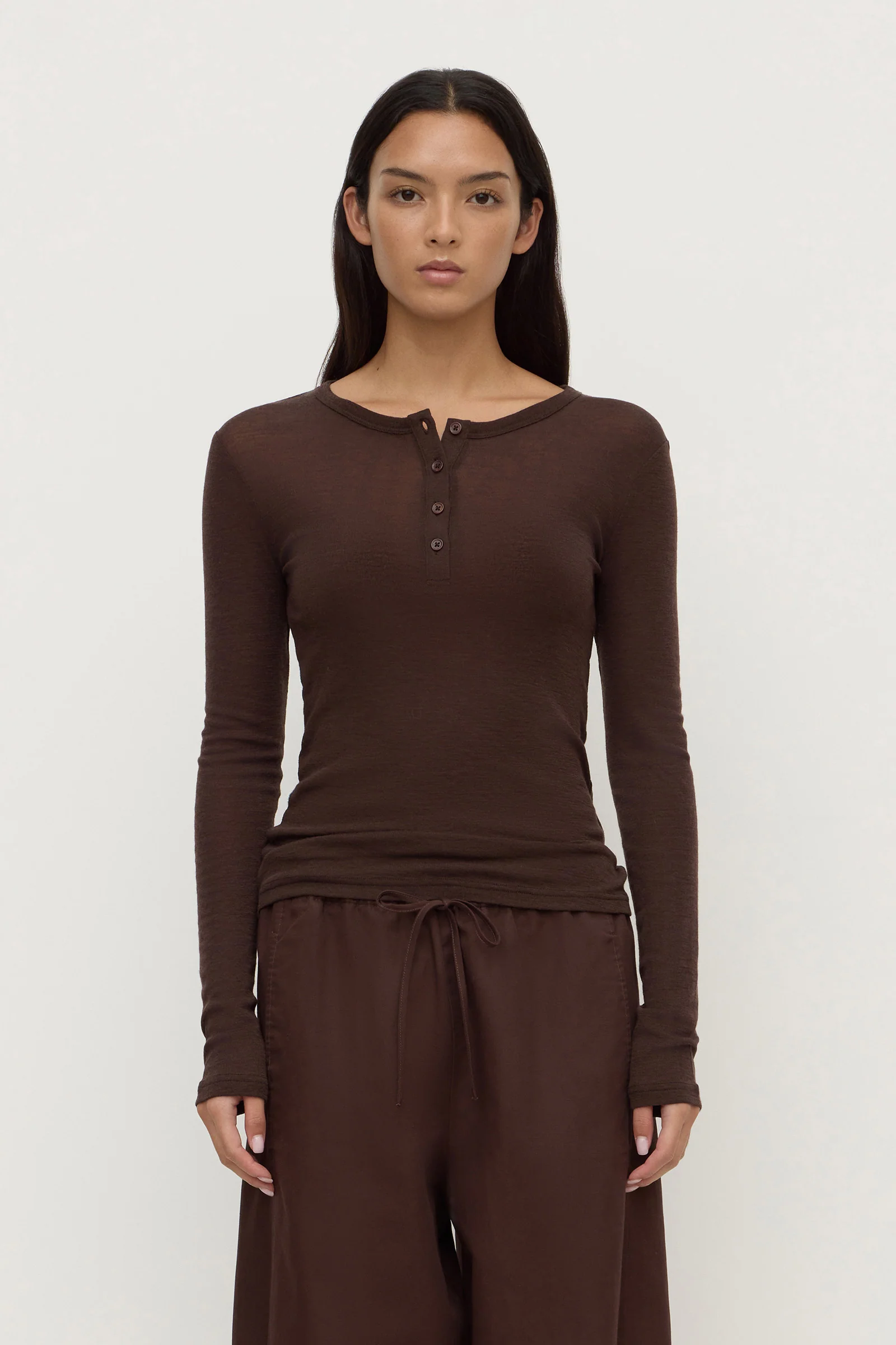 Nora Merino Wool Henley