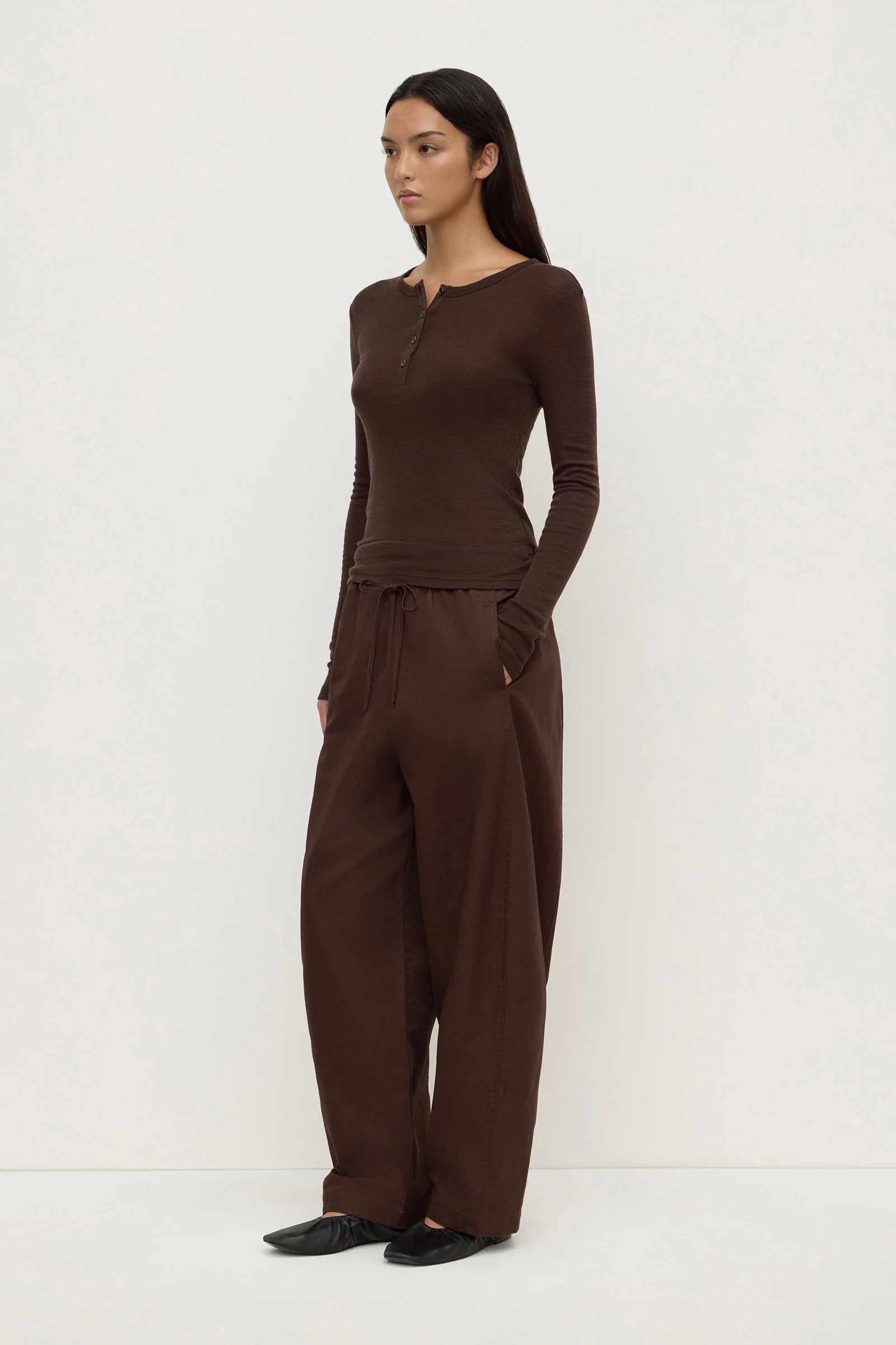 Nora Merino Wool Henley - Image 4