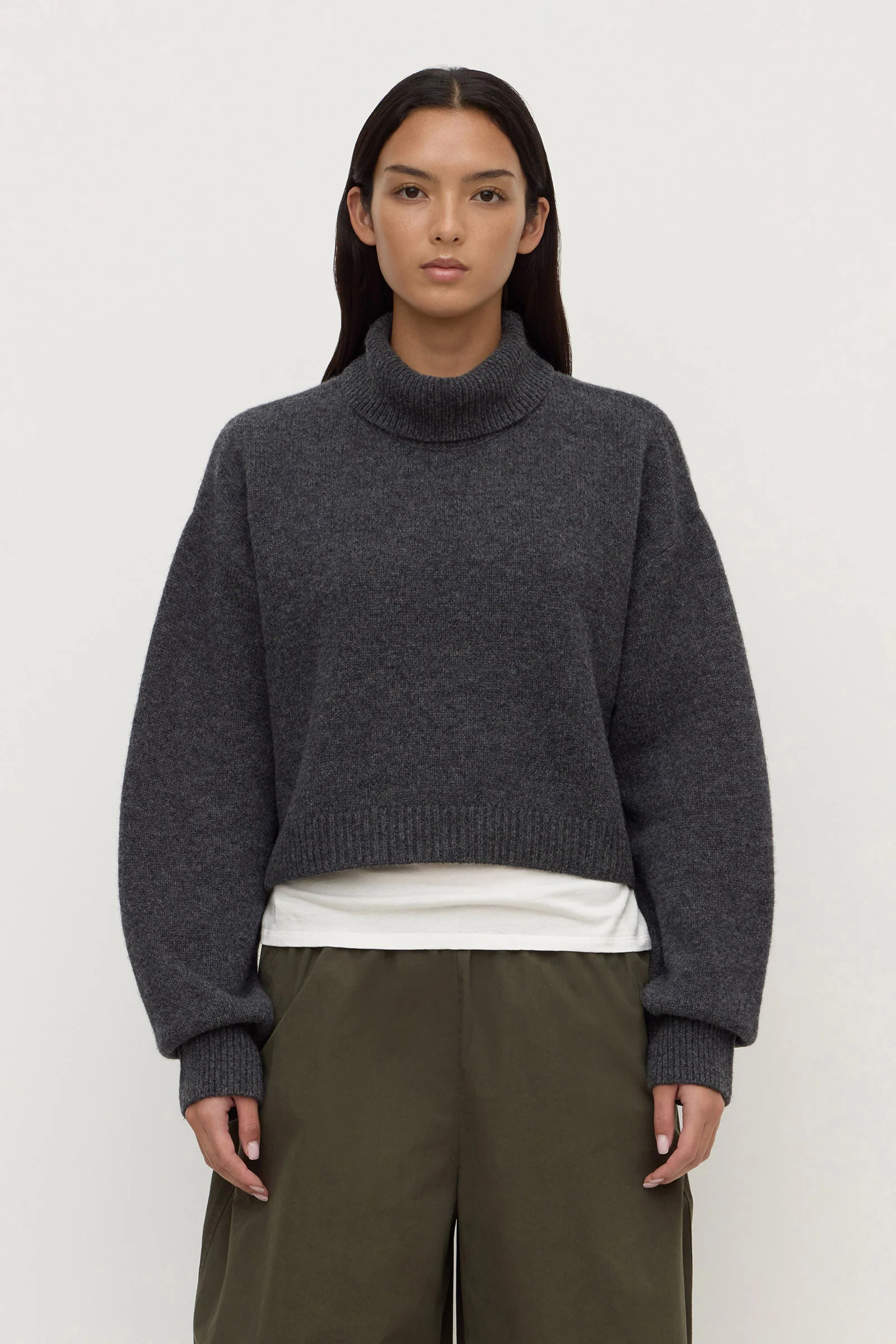 Paris Wool Cashmere Knit Turtleneck