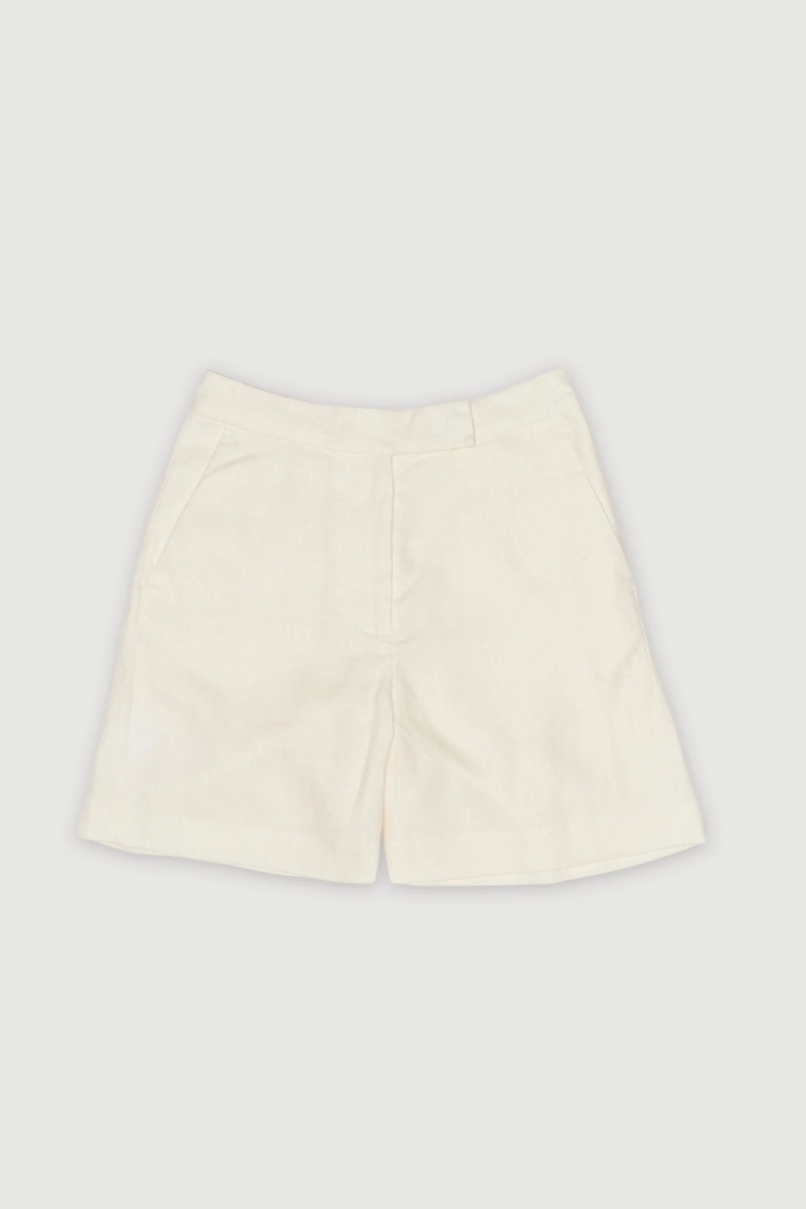Re-Worn Womens Linen Relaxed Short