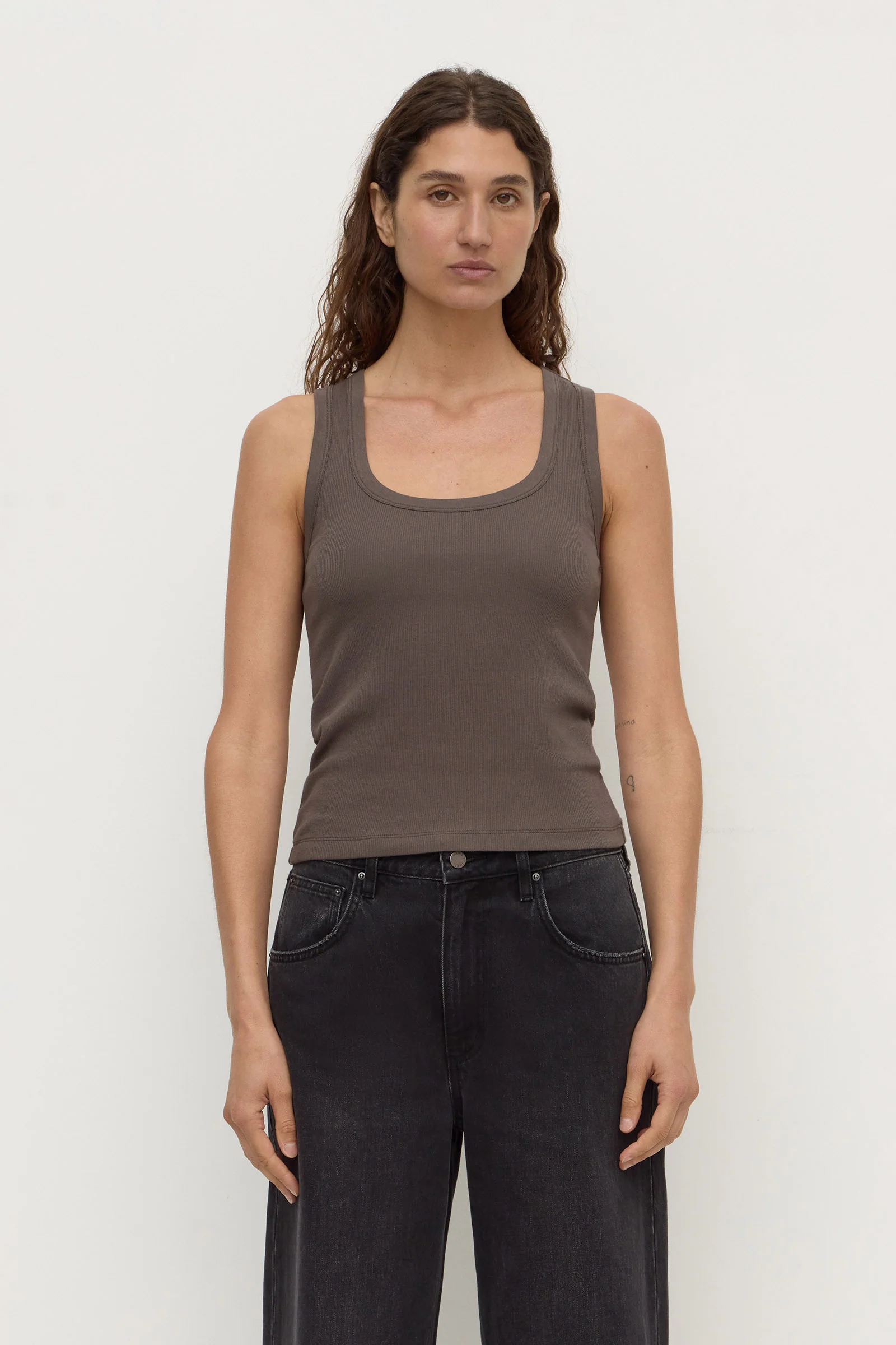 Robyn Scoop Neck Rib Tank