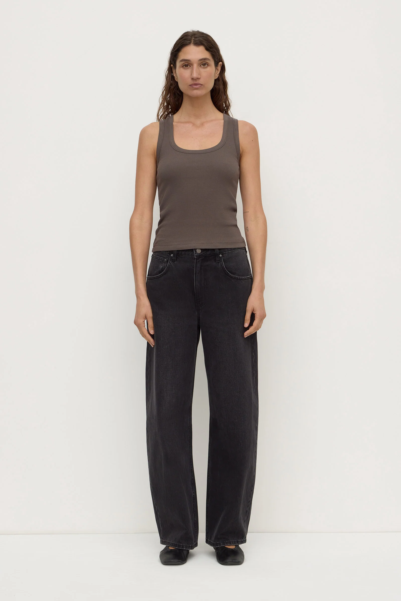 Robyn Scoop Neck Rib Tank - Image 3