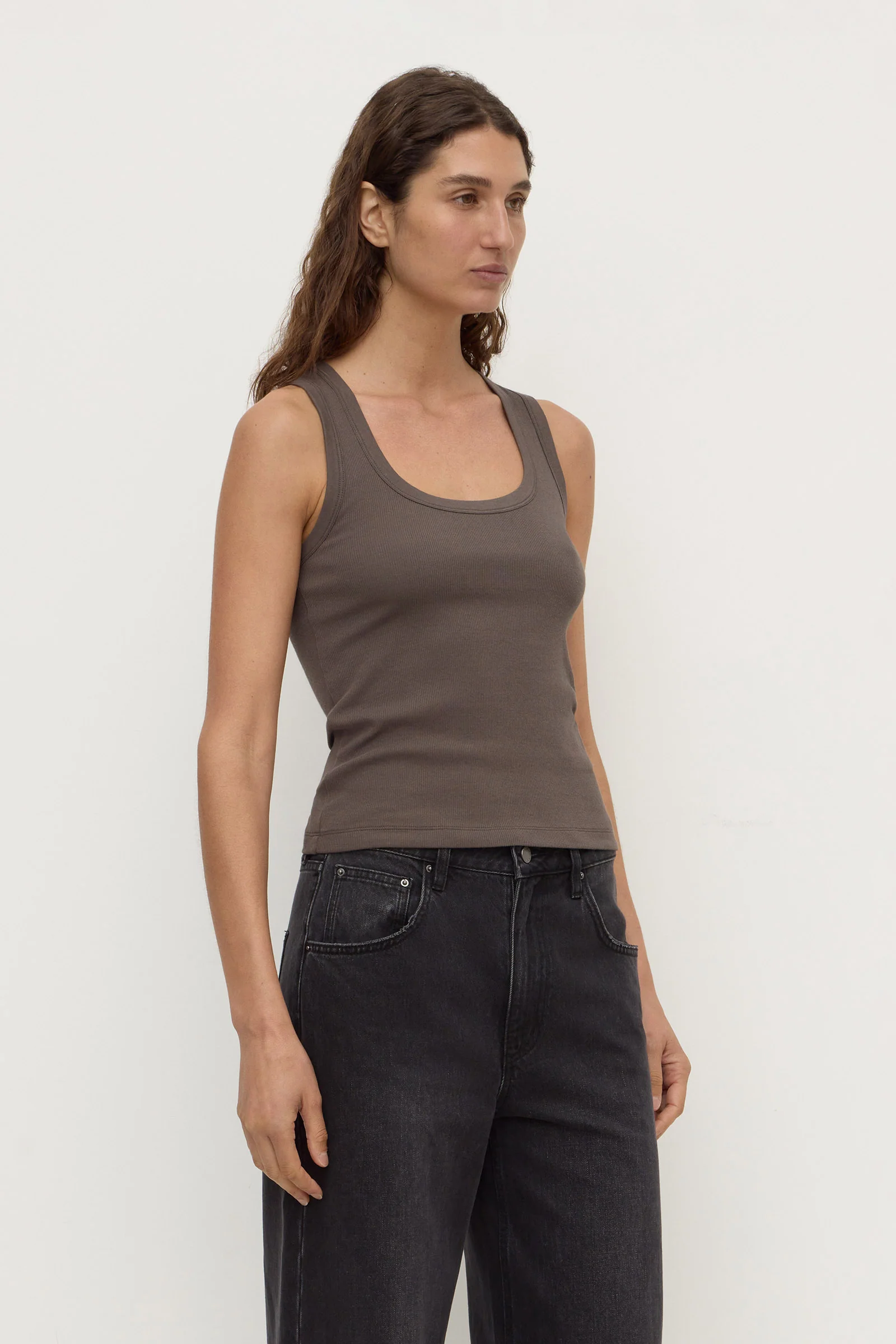 Robyn Scoop Neck Rib Tank - Image 5