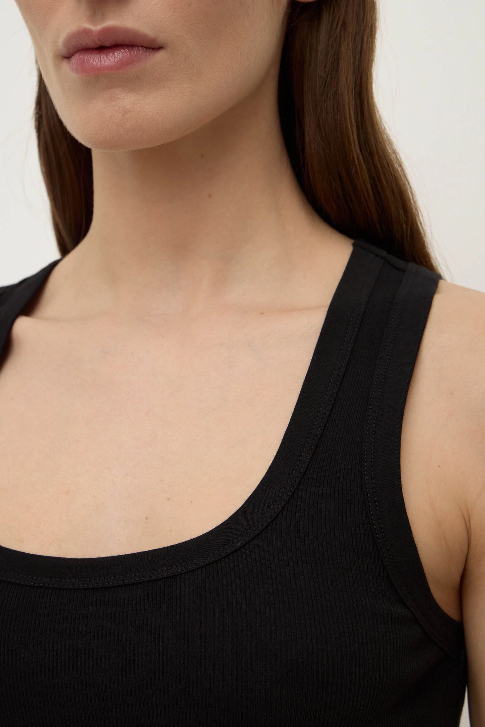 Robyn Scoop Neck Rib Tank - Image 2