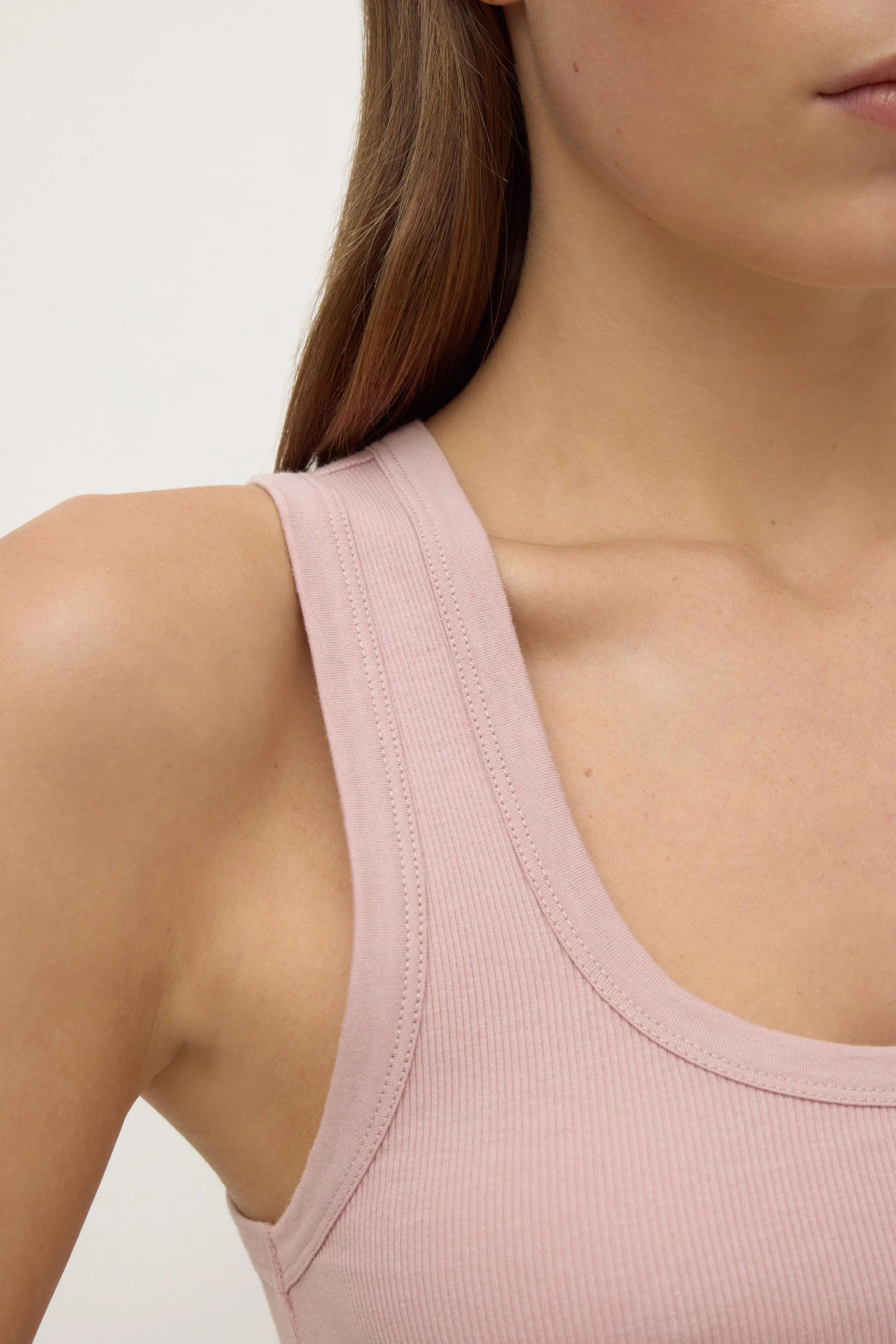 Robyn Scoop Neck Rib Tank - Image 2