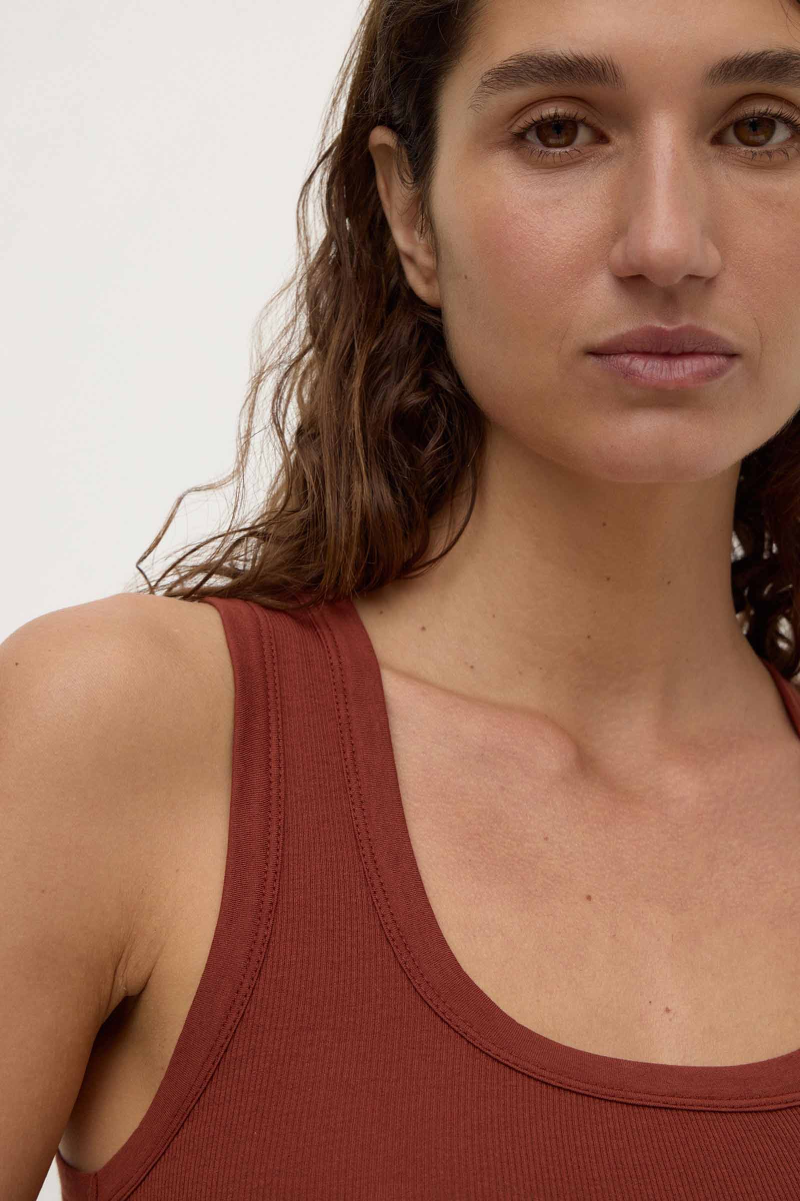 Robyn Scoop Neck Rib Tank - Image 2